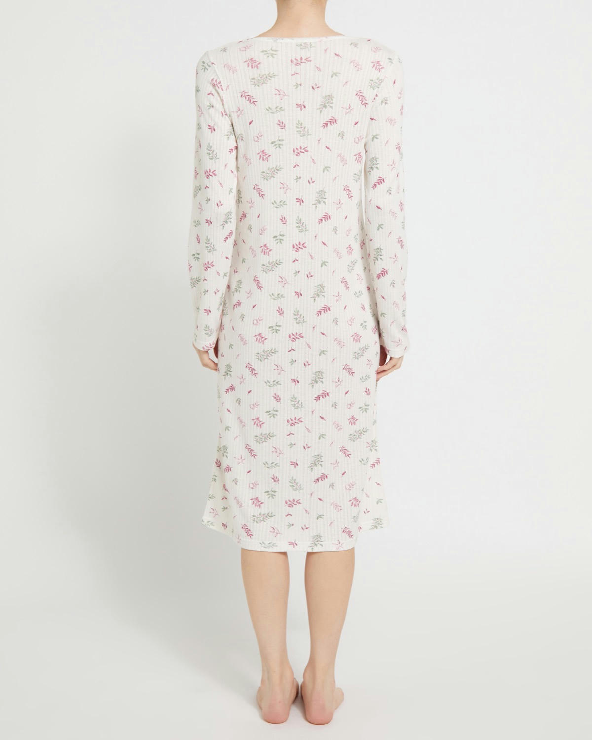 Long Sleeve Pointelle Nightdress