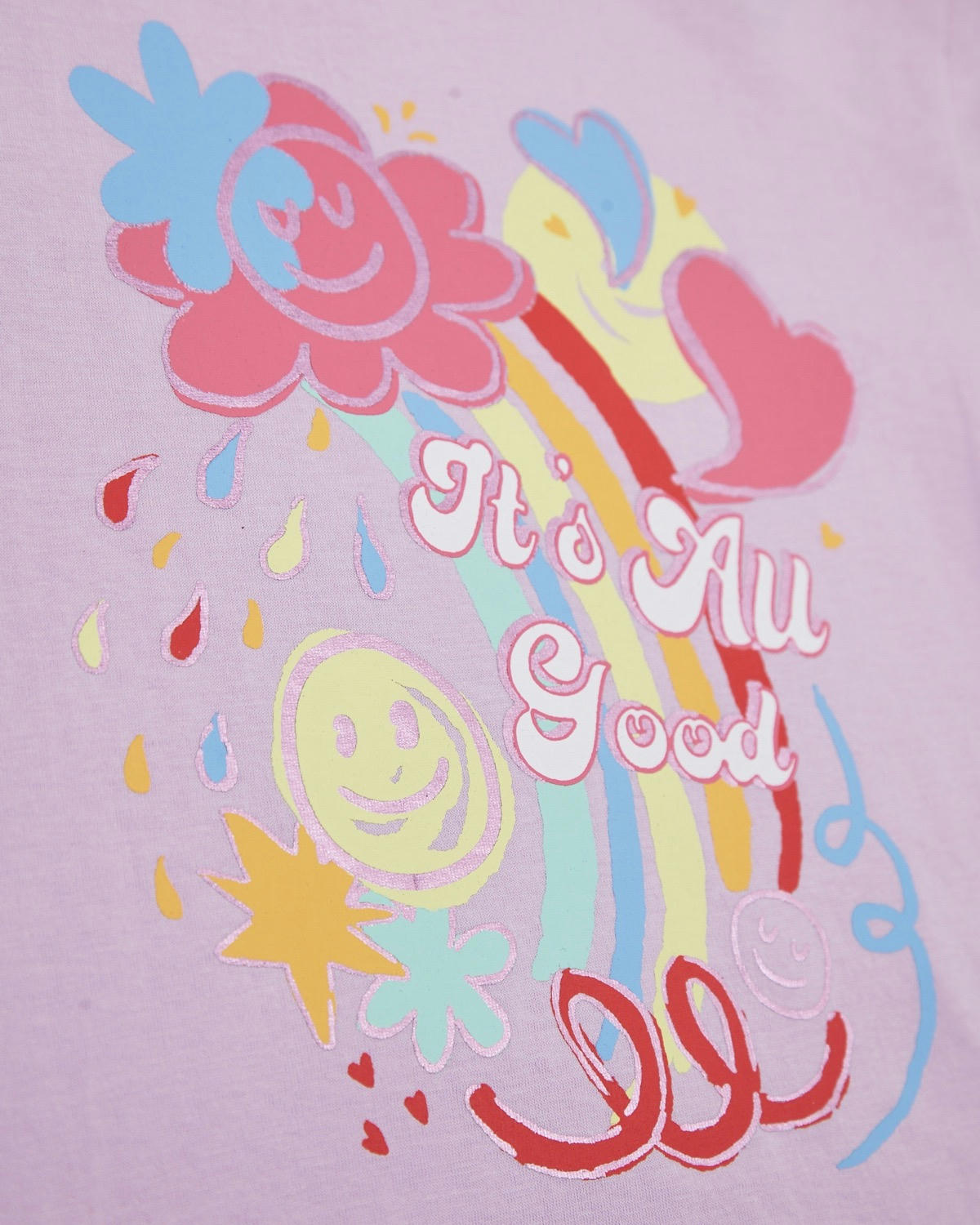 Printed Curved Hem T-Shirt (2-14 years)