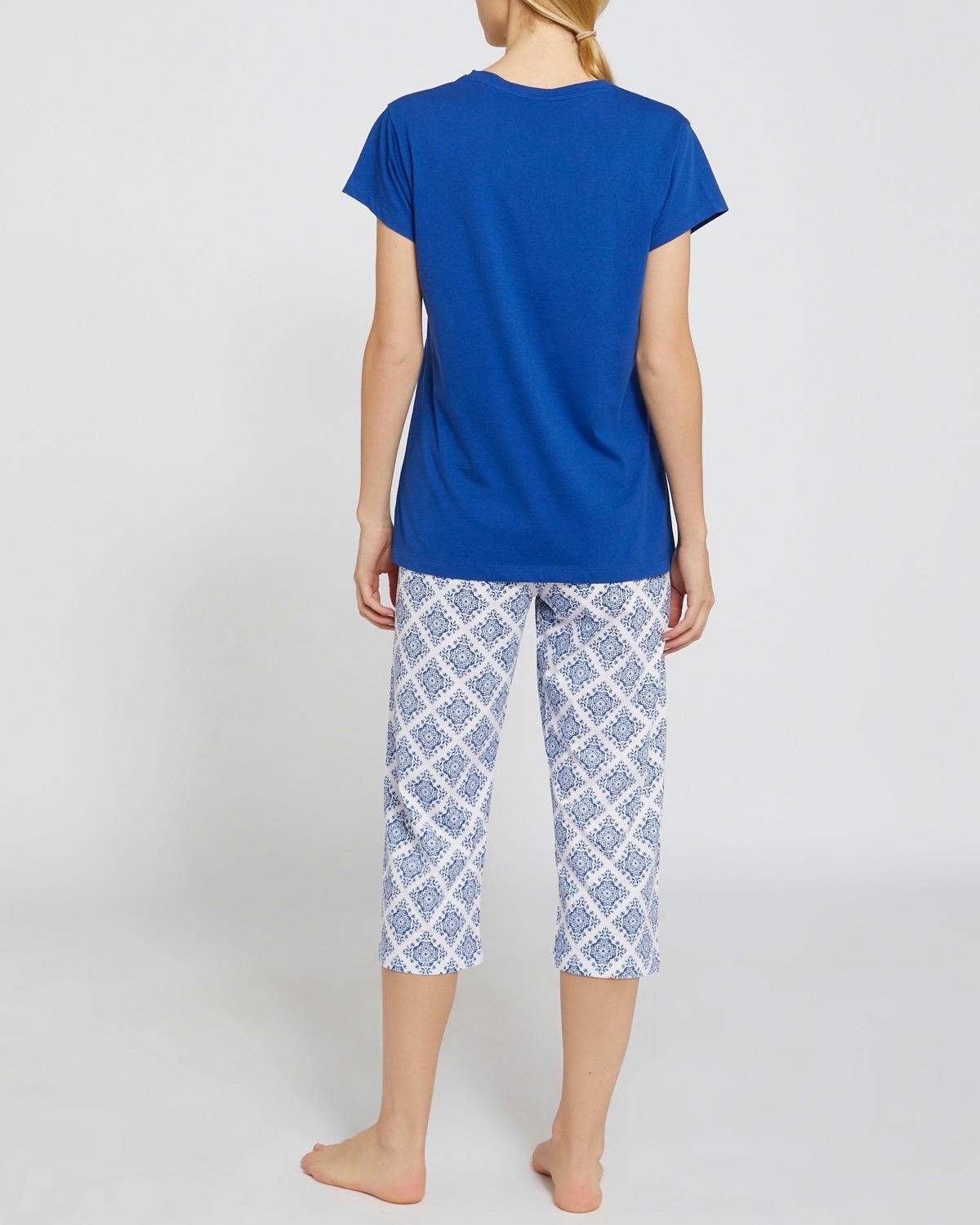 Cotton Cropped Pyjama Set