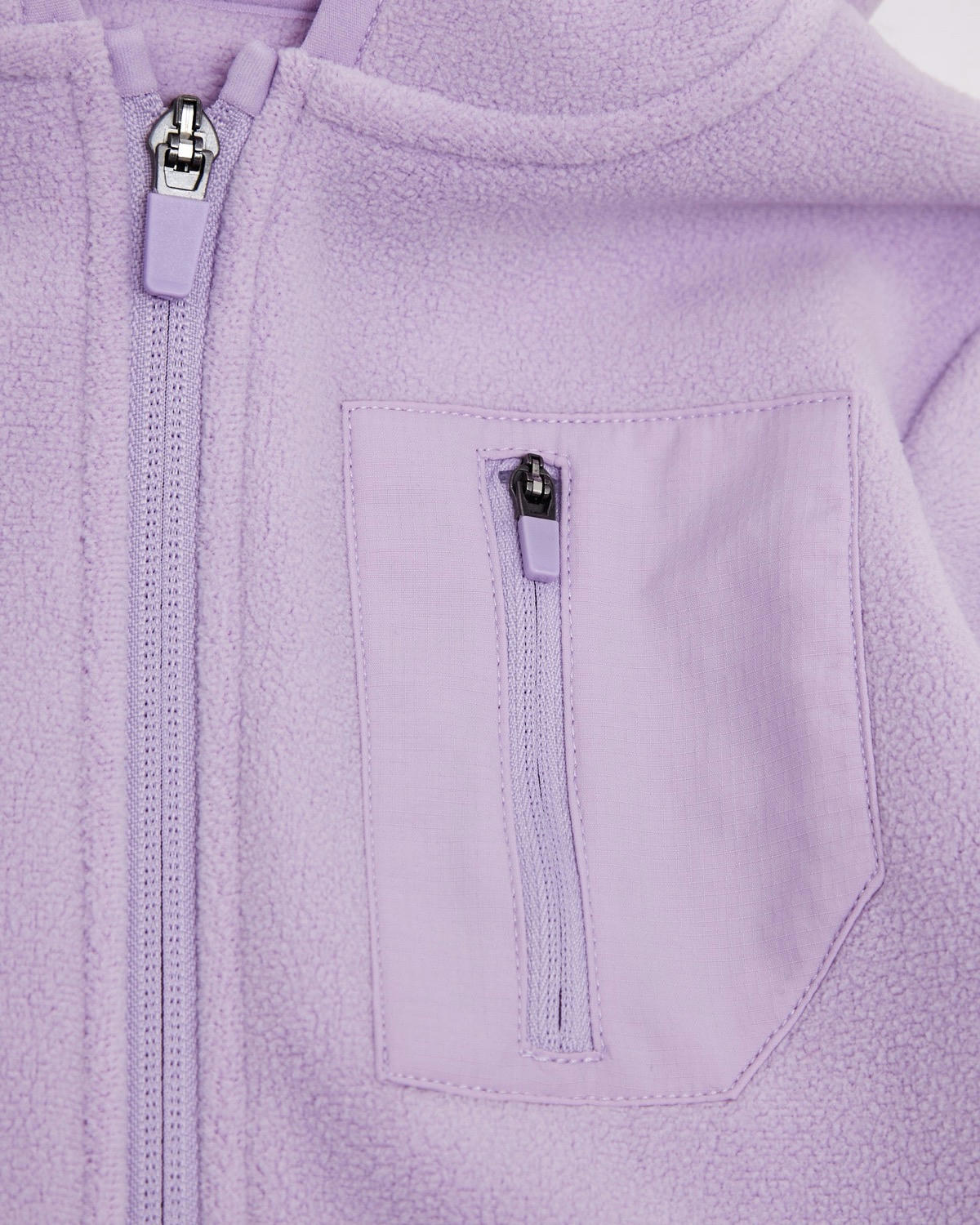 Plush Fleece Zip-Through Top