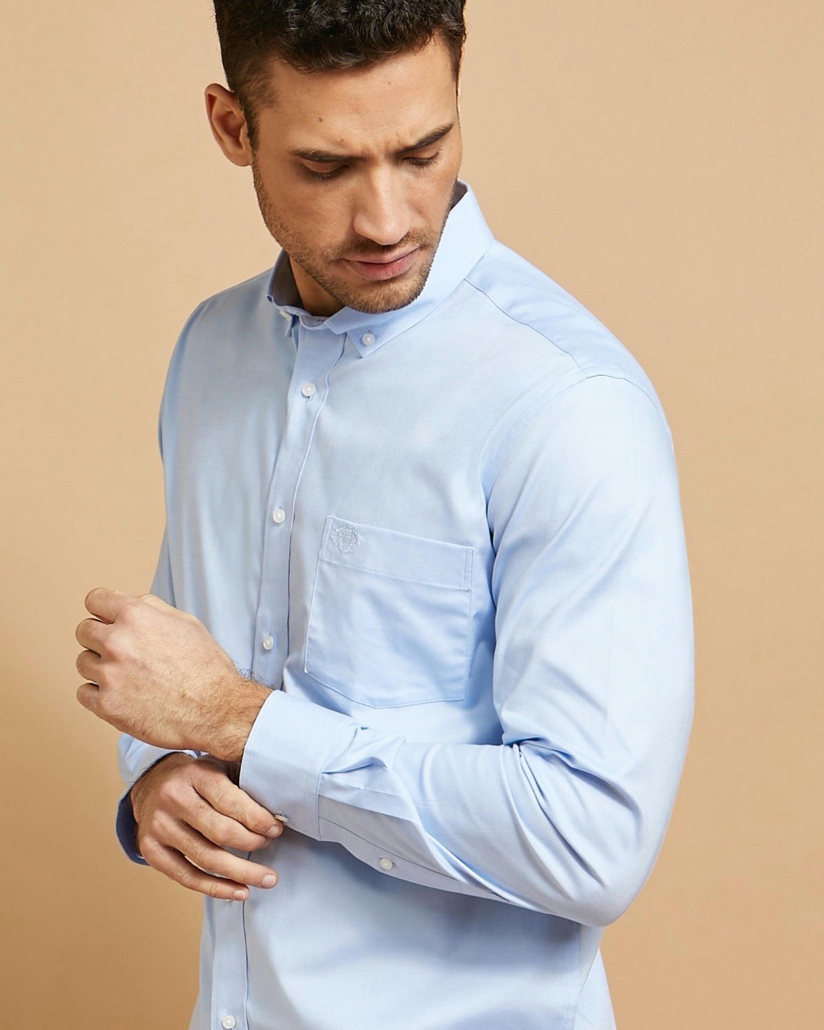 Paul Costelloe Living Regular Fit Stretch Oxford