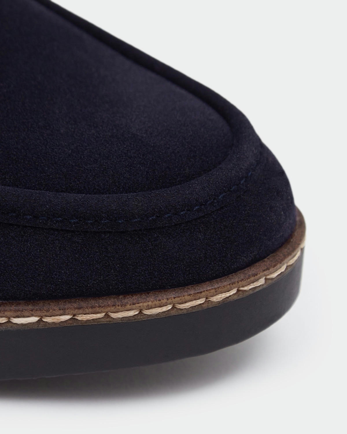 Chain Low Wedge Loafer Shoe