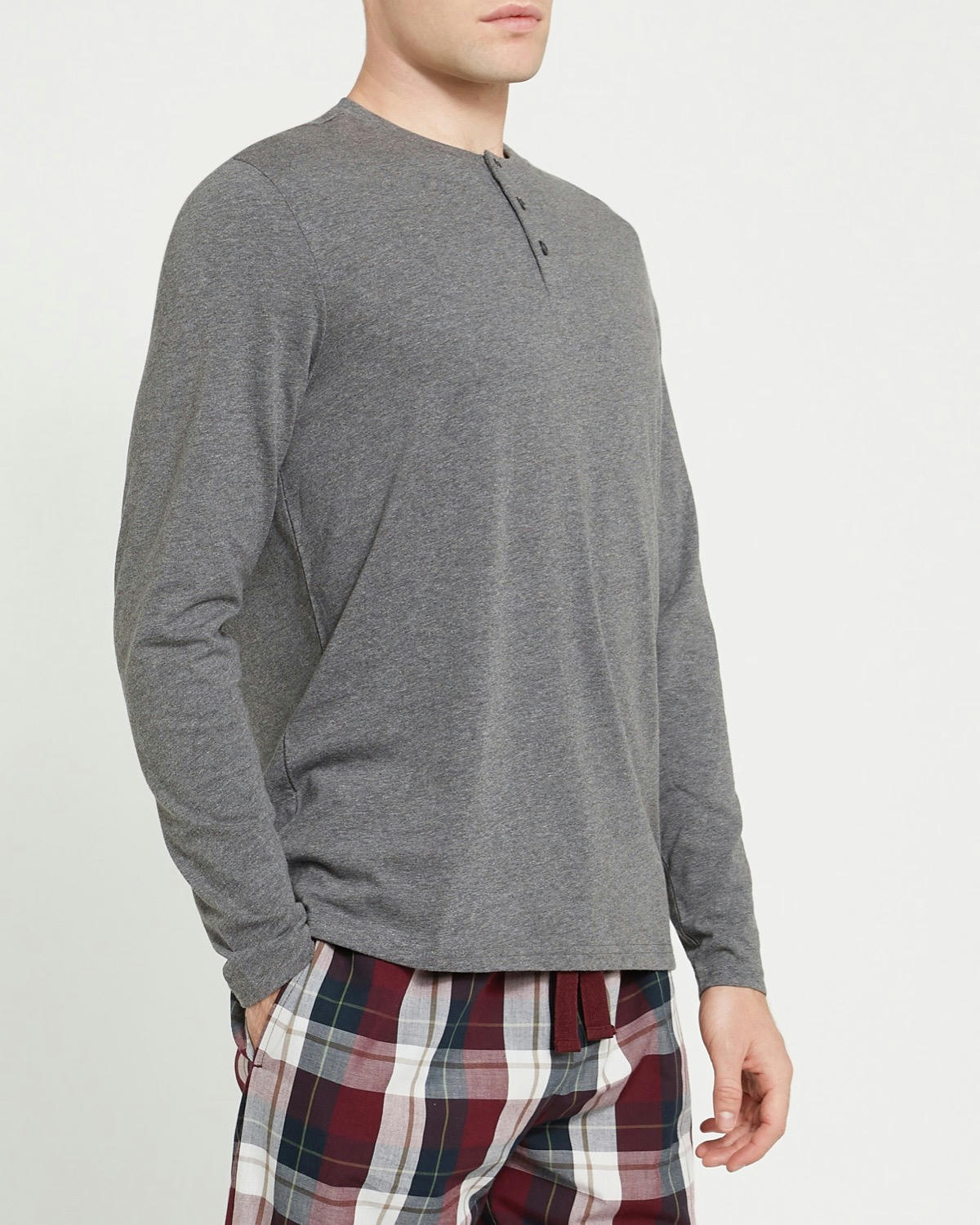 Pure Cotton Long-Sleeved Pyjamas Set