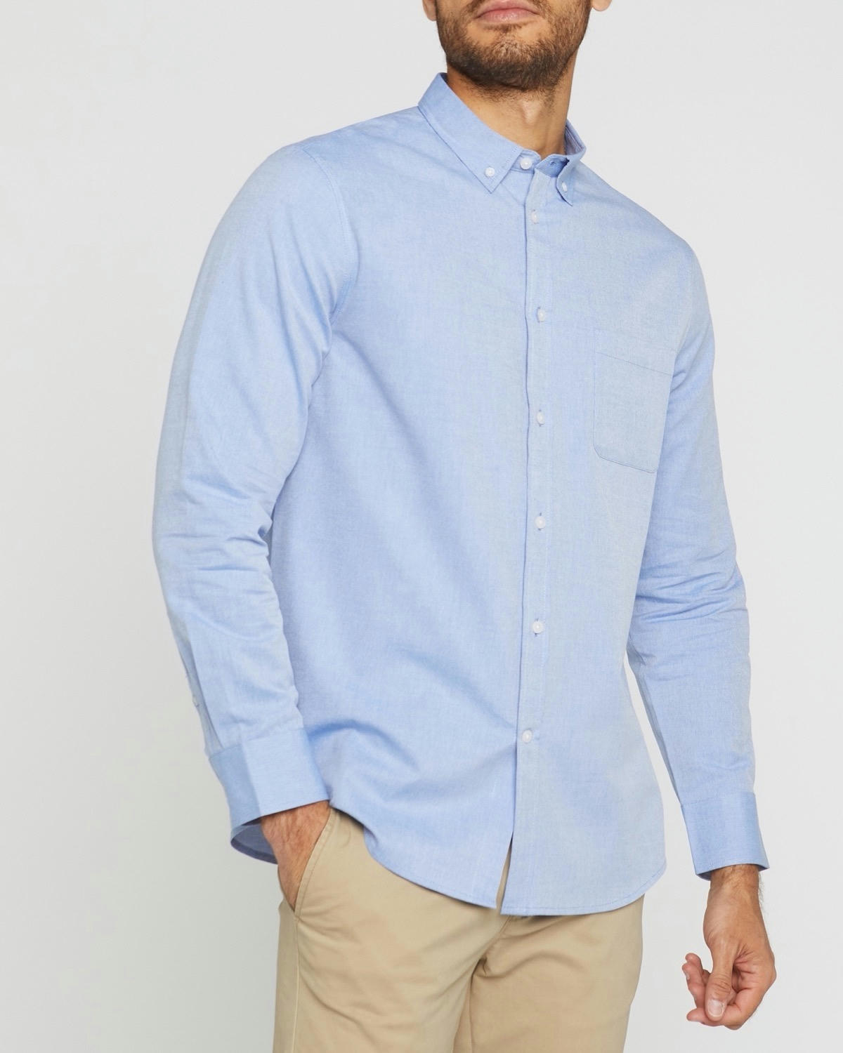 Regular Fit Long-Sleeved Oxford Shirt