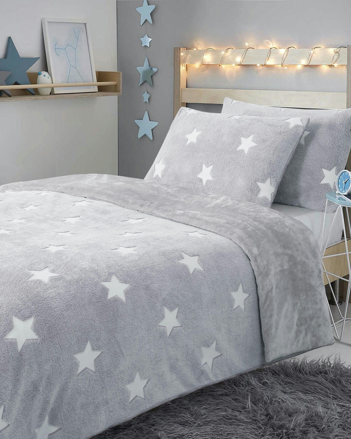 Glow In Dark Star Duvet Set