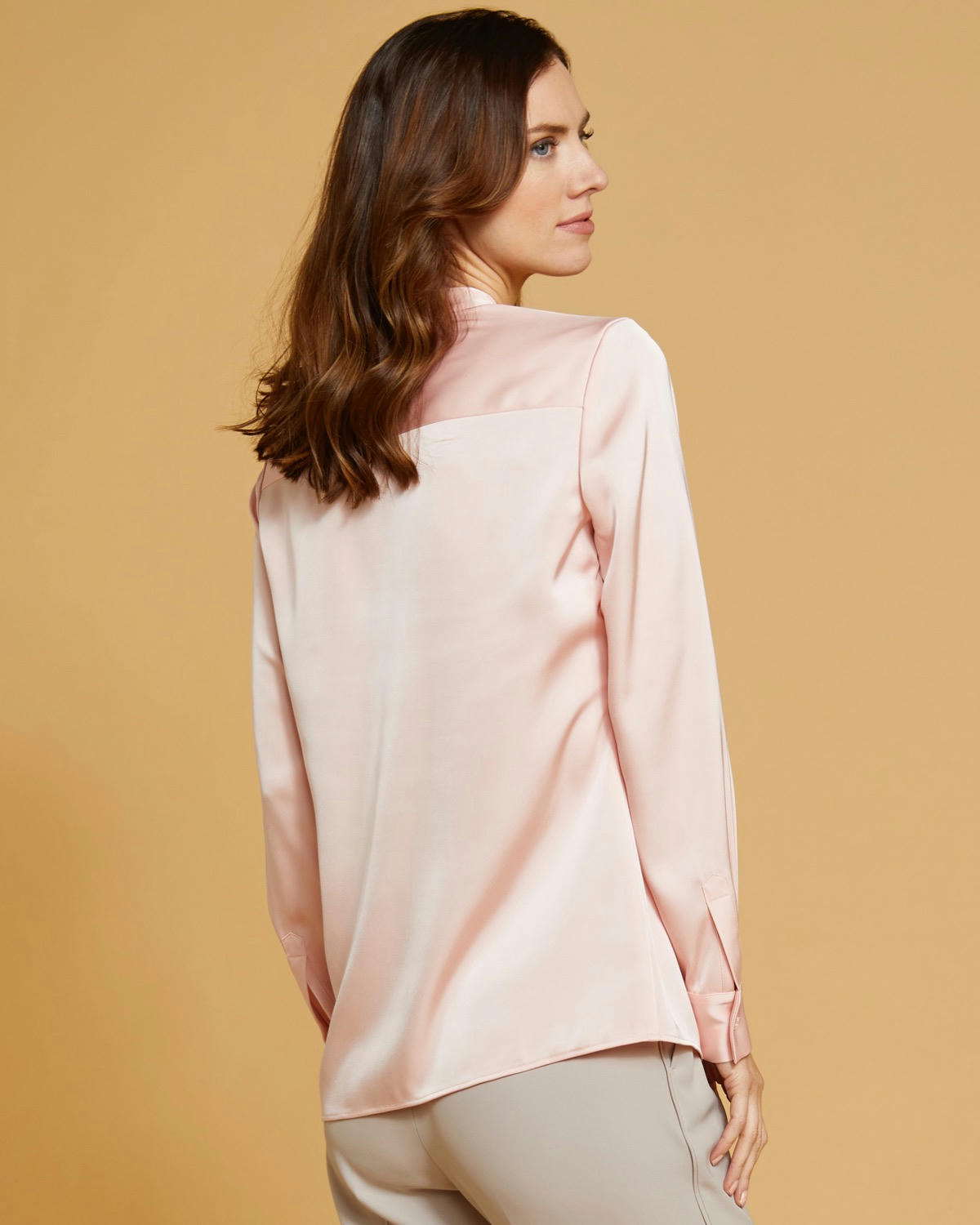 Paul Costelloe Living Studio Pink Ruffle Blouse