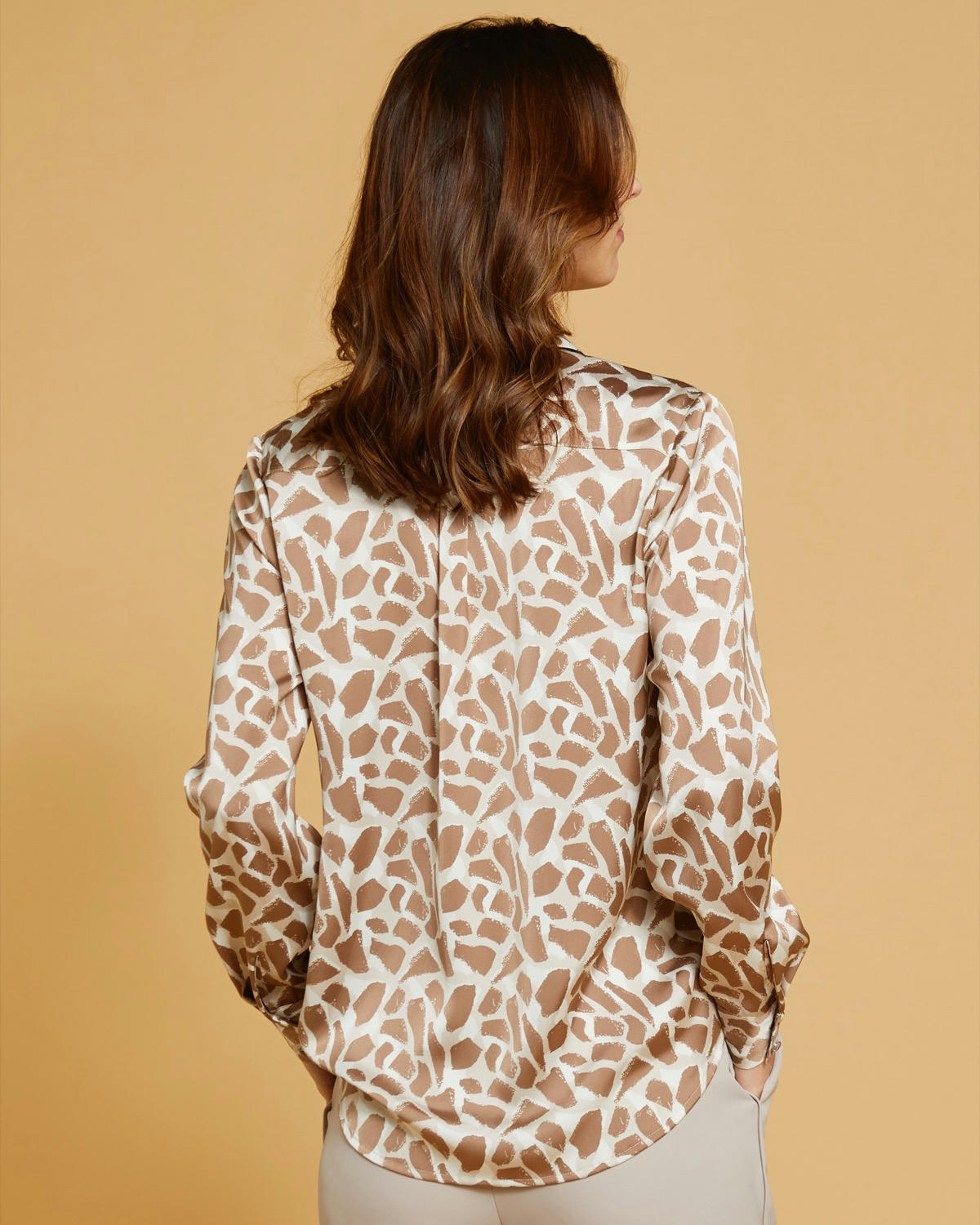 Paul Costelloe Living Studio Delia Abstract Print Blouse