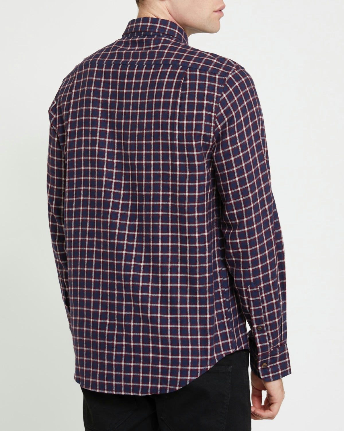 Regular Fit Brushed Check Shirt