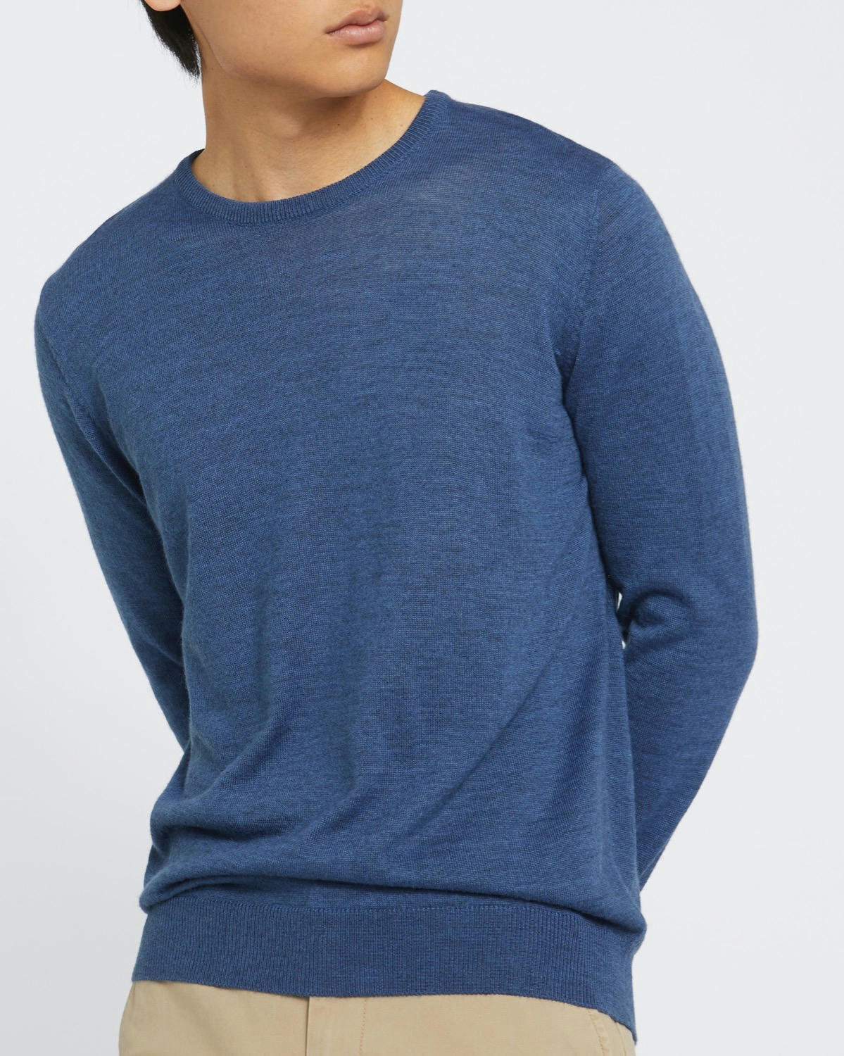Merino Blend Crew Neck Jumper