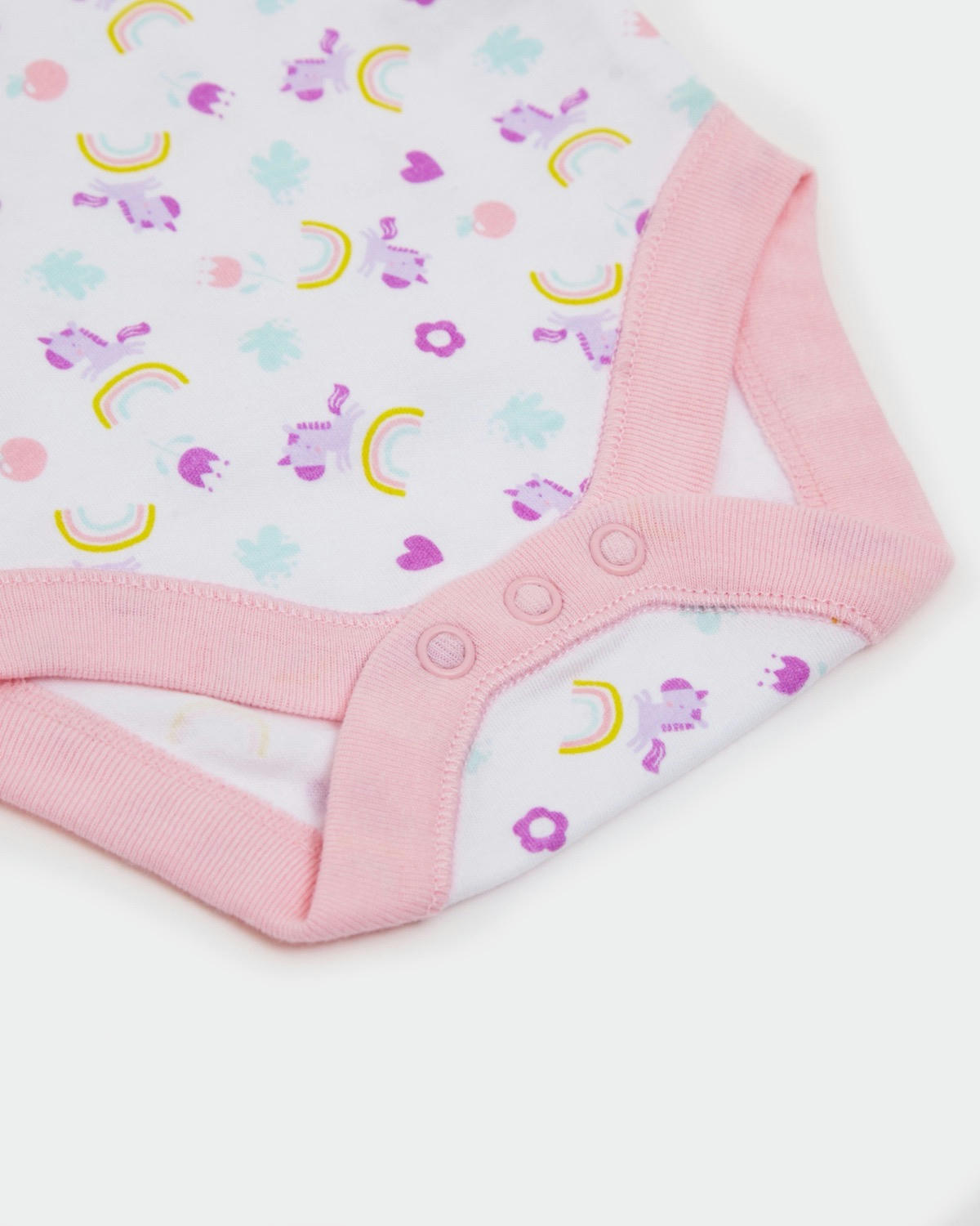 Cotton Short-Sleeved Bodysuits - Pack Of 5 (Newborn-3 Years)