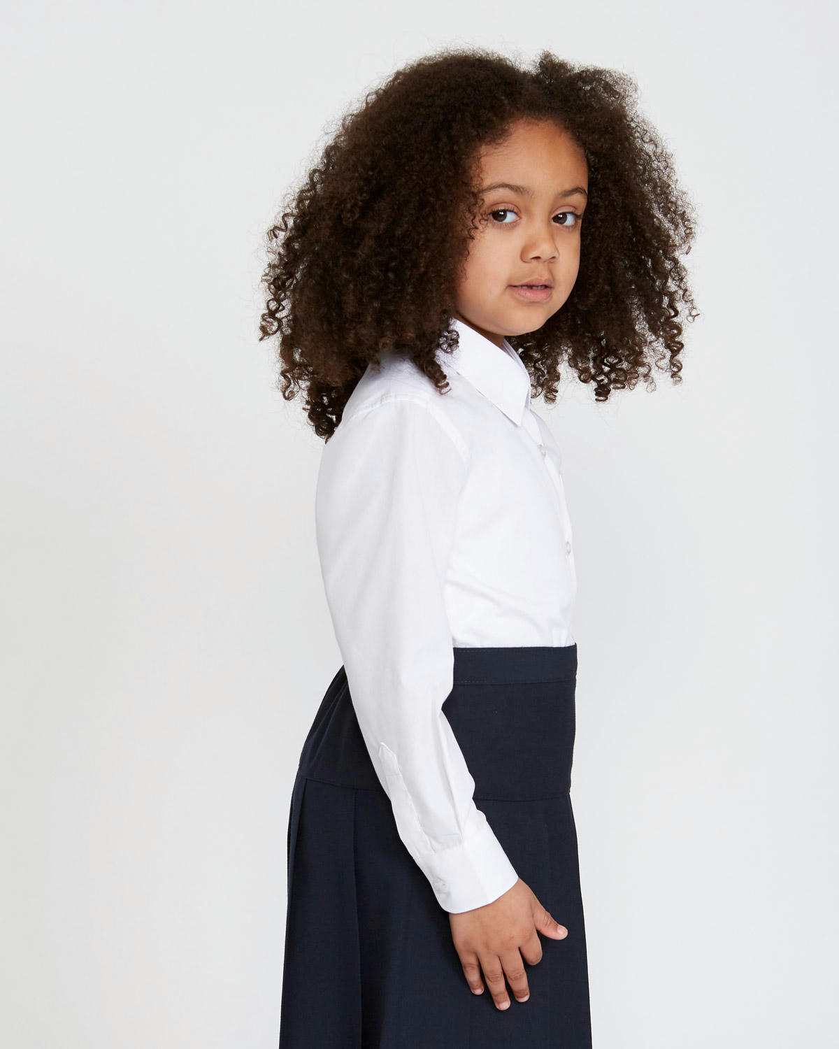 Easy Care Long-Sleeved Blouse - Pack Of 3 (4-16 Years)