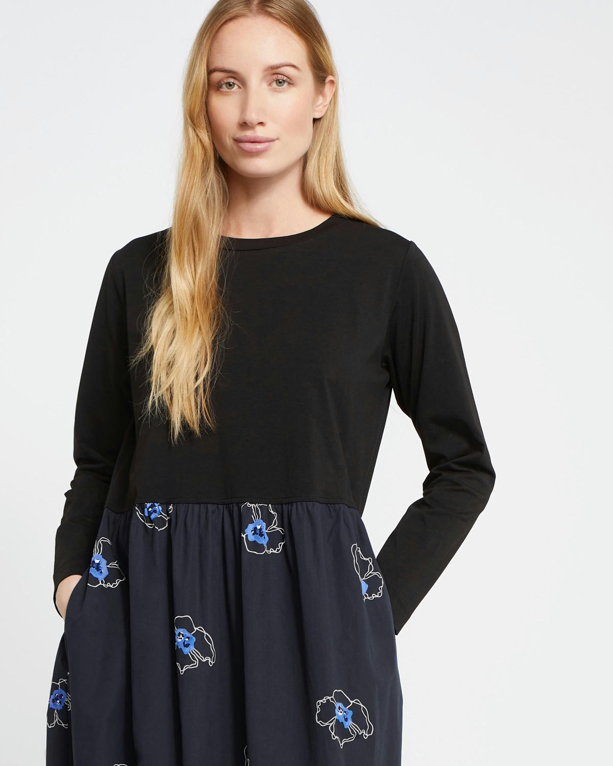 Carolyn Donnelly The Edit Floral Printed Hem Dress