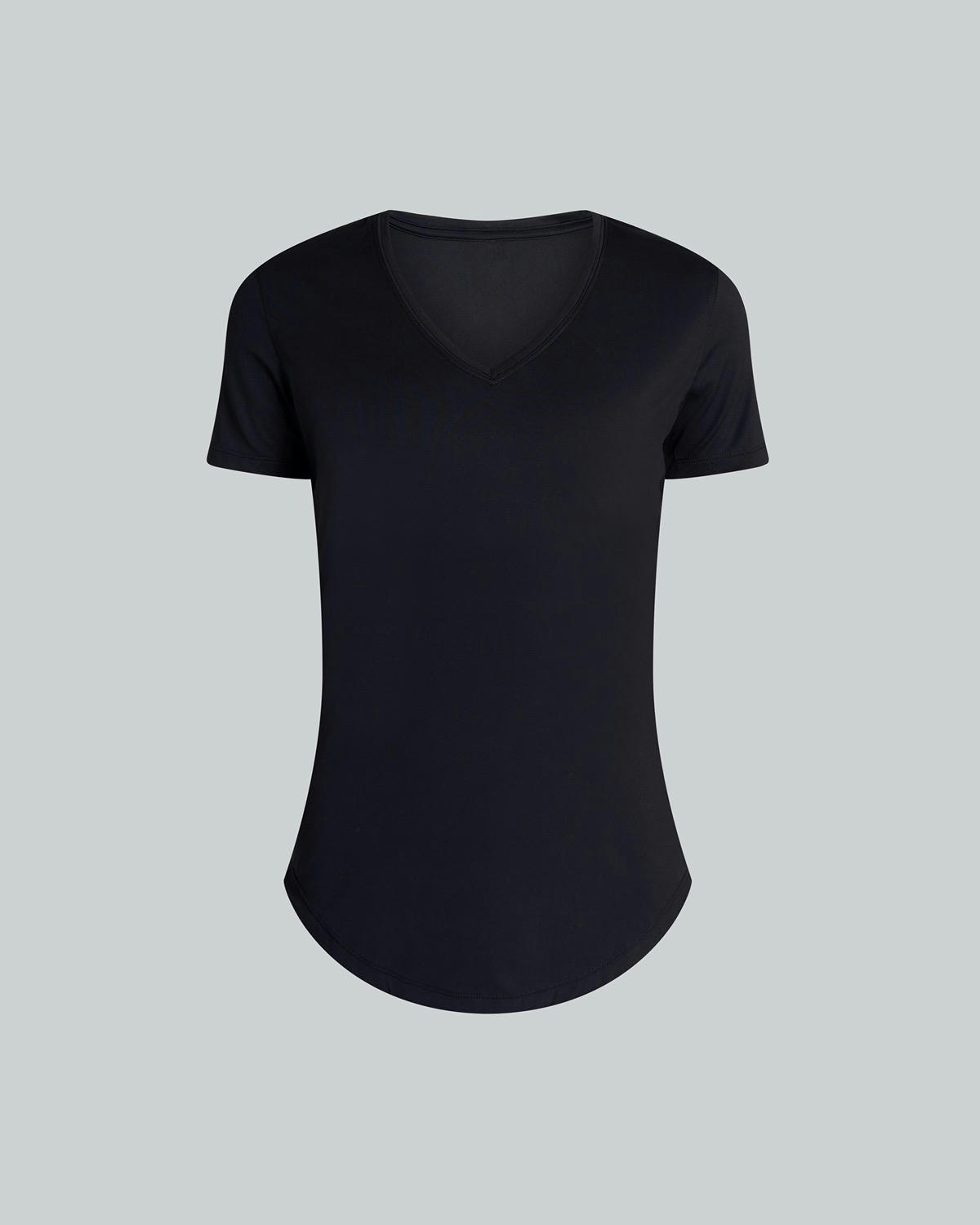 Powercut Soft Feel Longline V-Neck T-Shirt