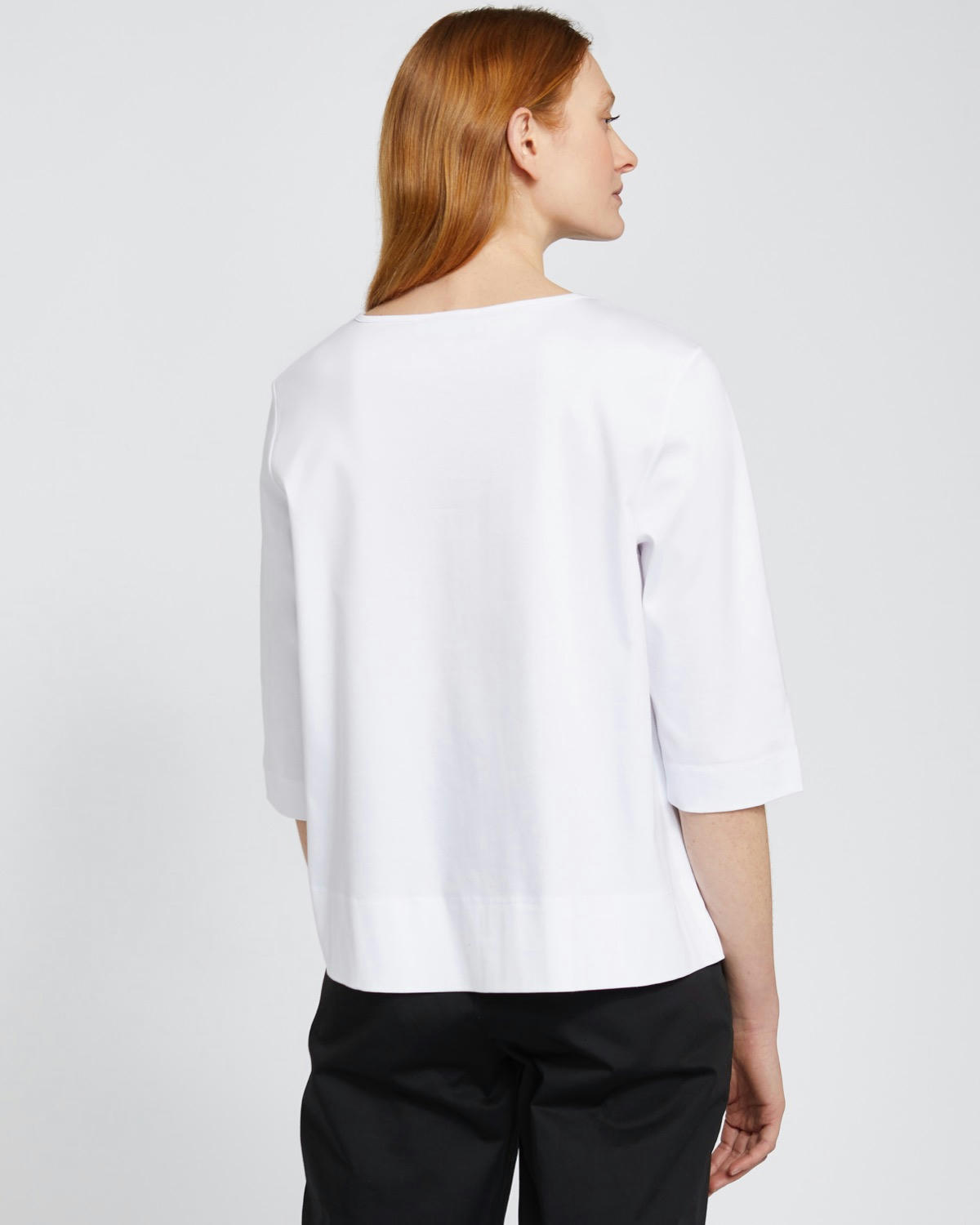 Carolyn Donnelly The Edit Cut Out Front Seam Top