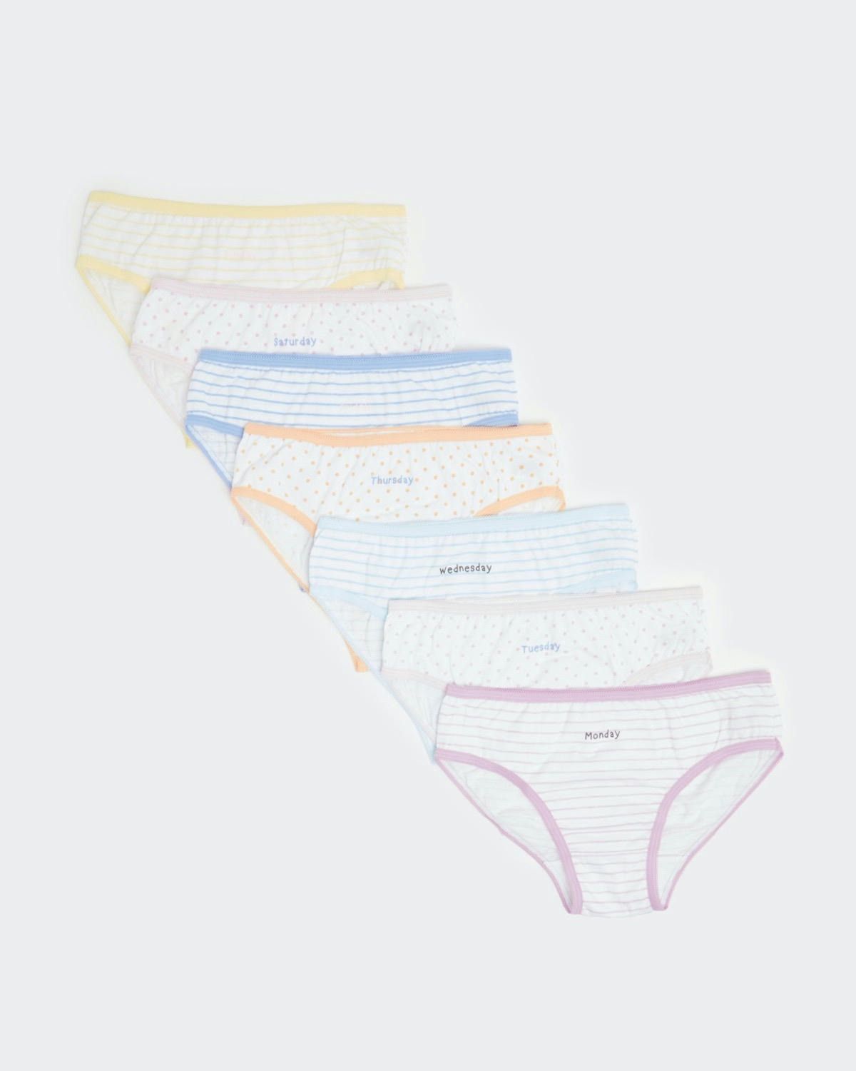 Girls Printed Briefs - Pack Of 7 (2-14 years)
