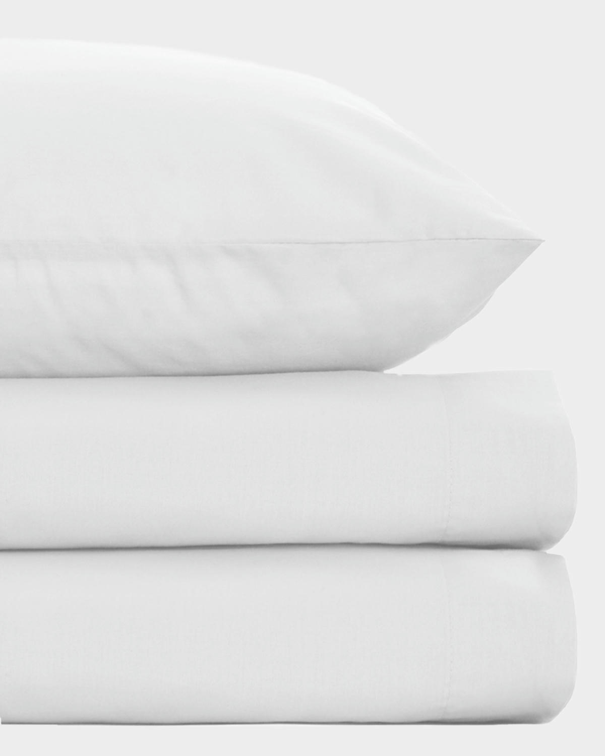 Percale Fitted Sheet 180 Thread Count - King Size