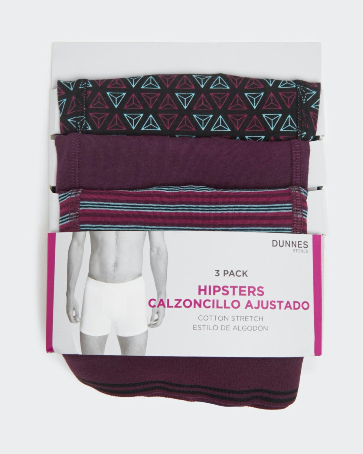 Cotton Rich Hipster Boxers - Pack Of 3