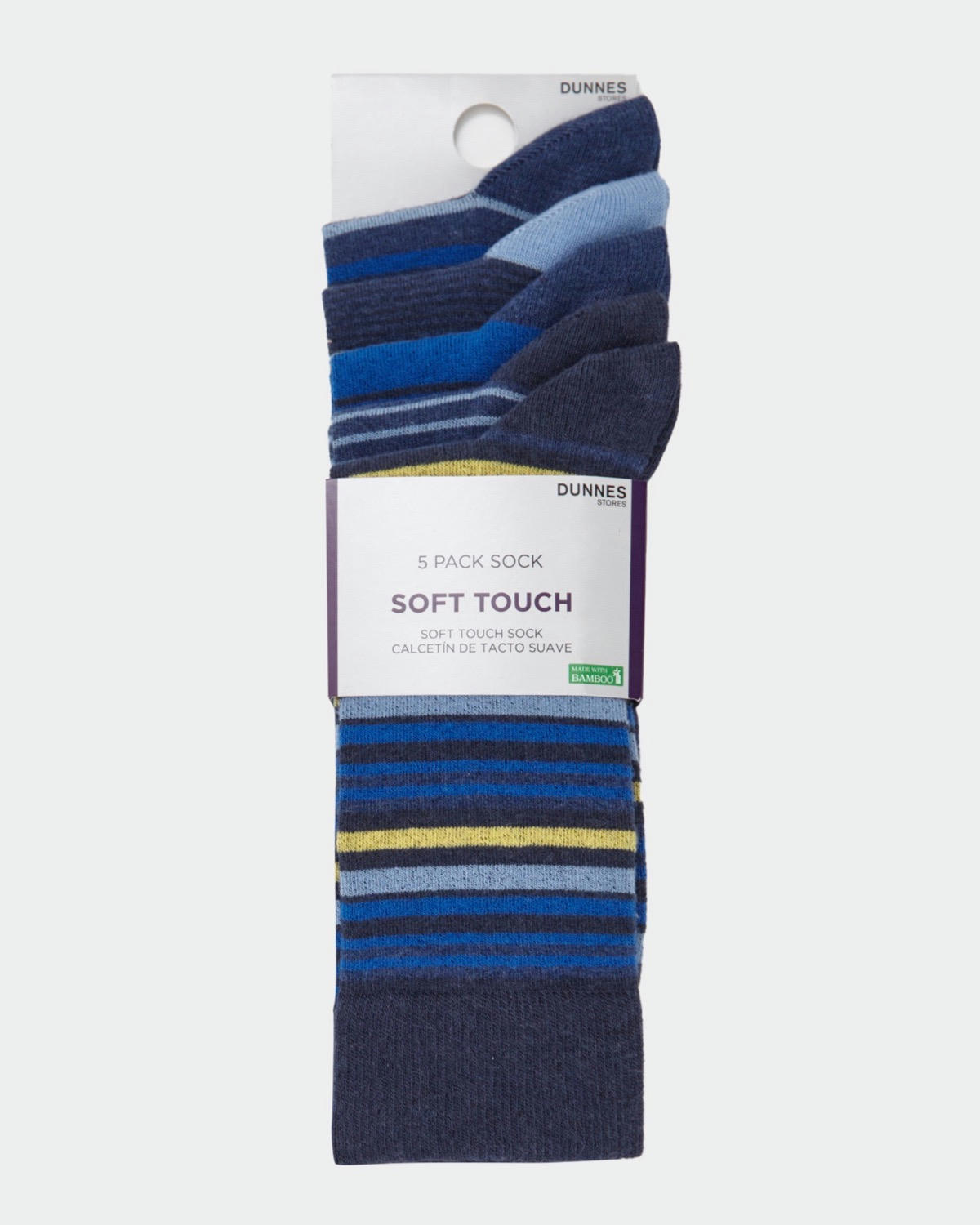 Soft Touch Bamboo Socks - Pack Of 5