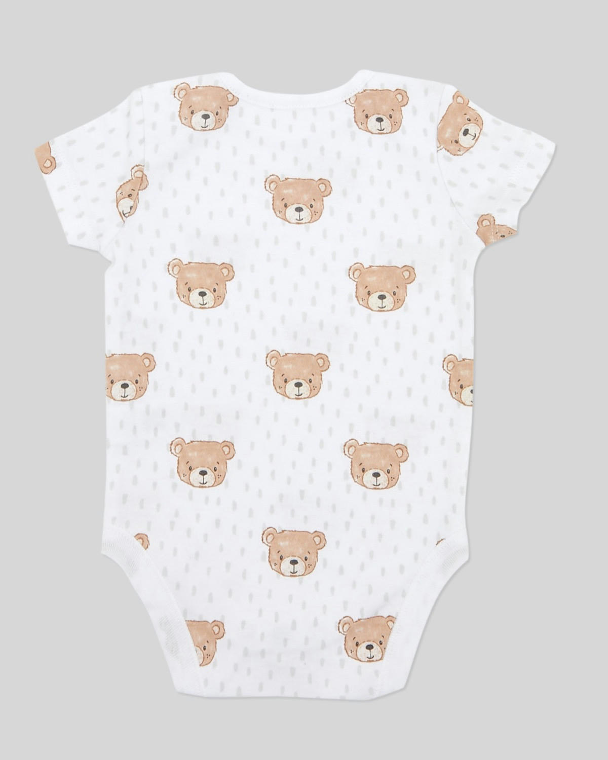 Pure Cotton Bodysuit - Pack Of 5 (Newborn-9 Months)