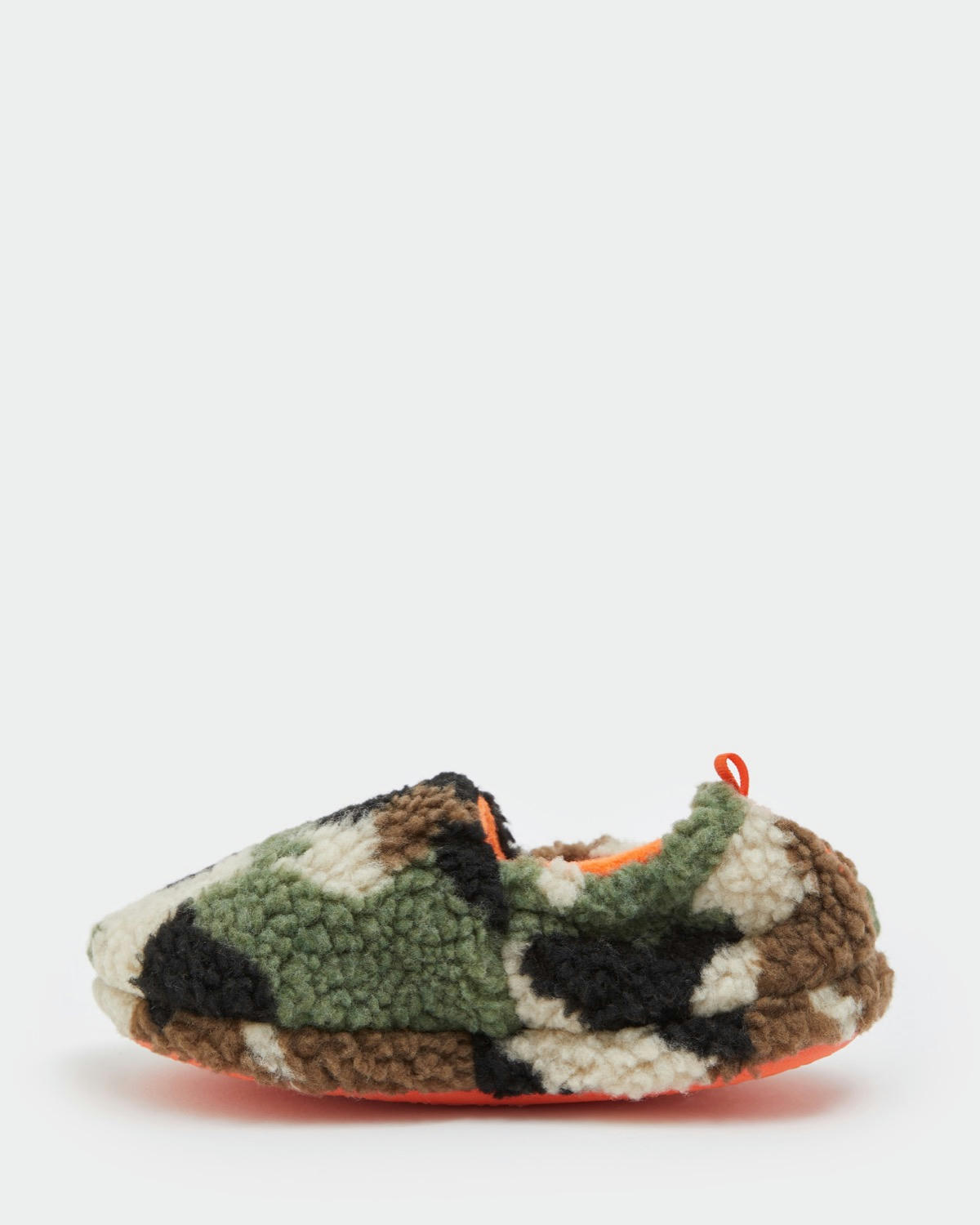 Borg Print Slippers (Size 8-5)