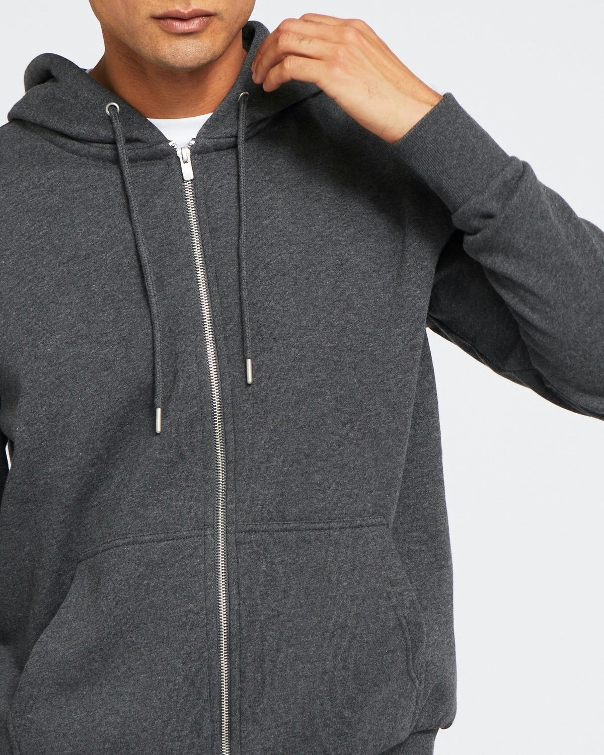 Regular Fit Zip-Through Hoodie