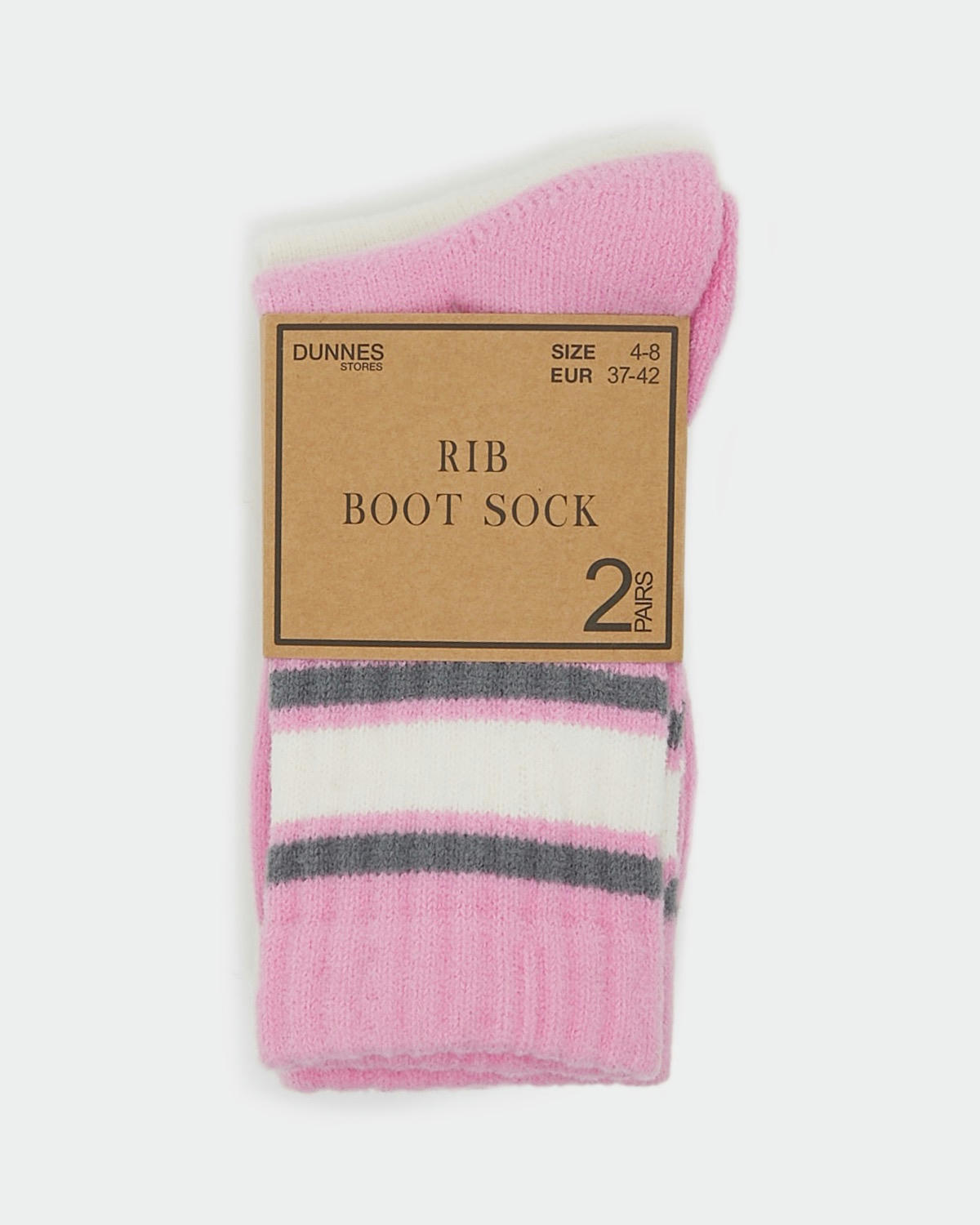 Stripe Boot Socks - Pack Of 2