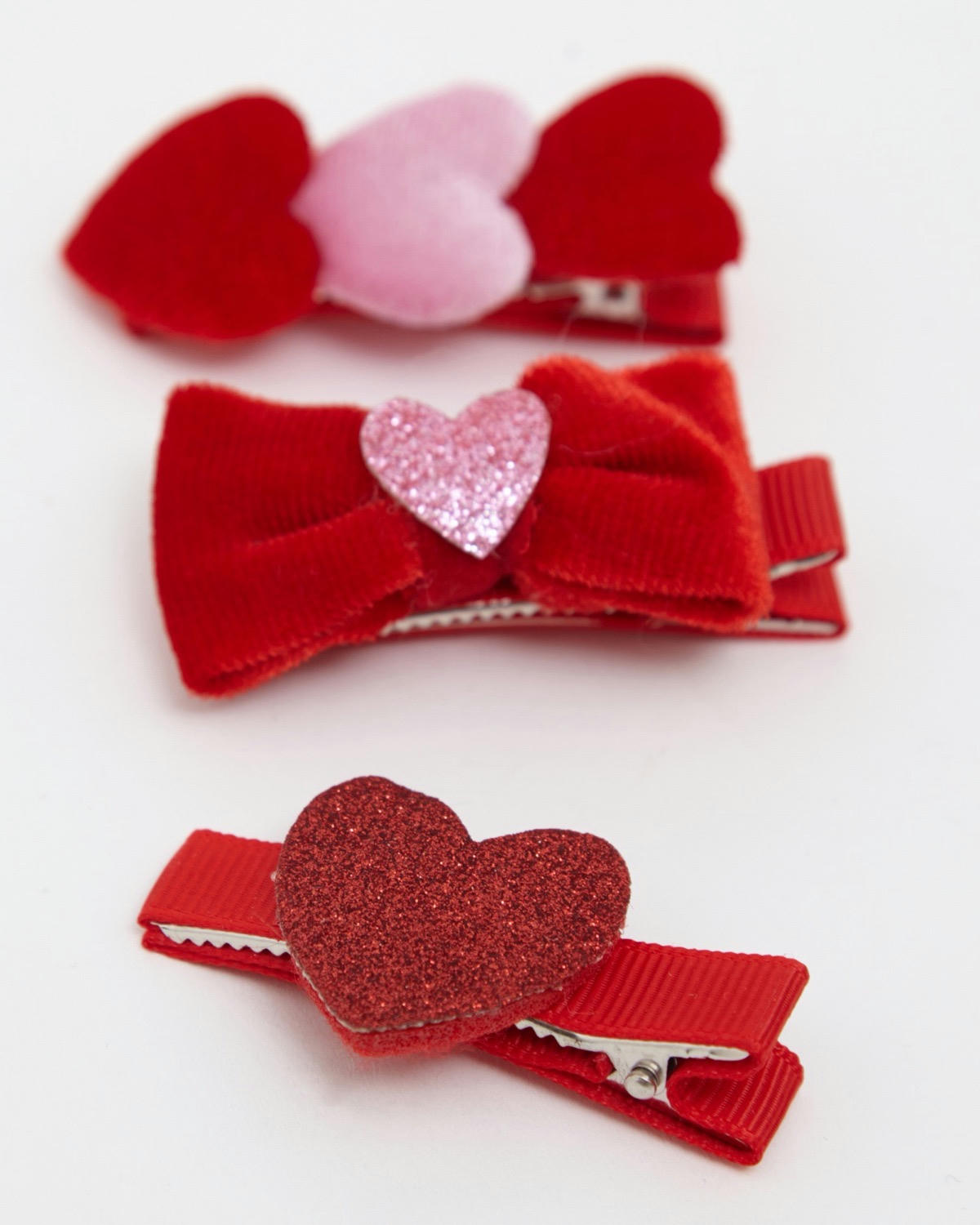 Heart Clips - Pack Of 6