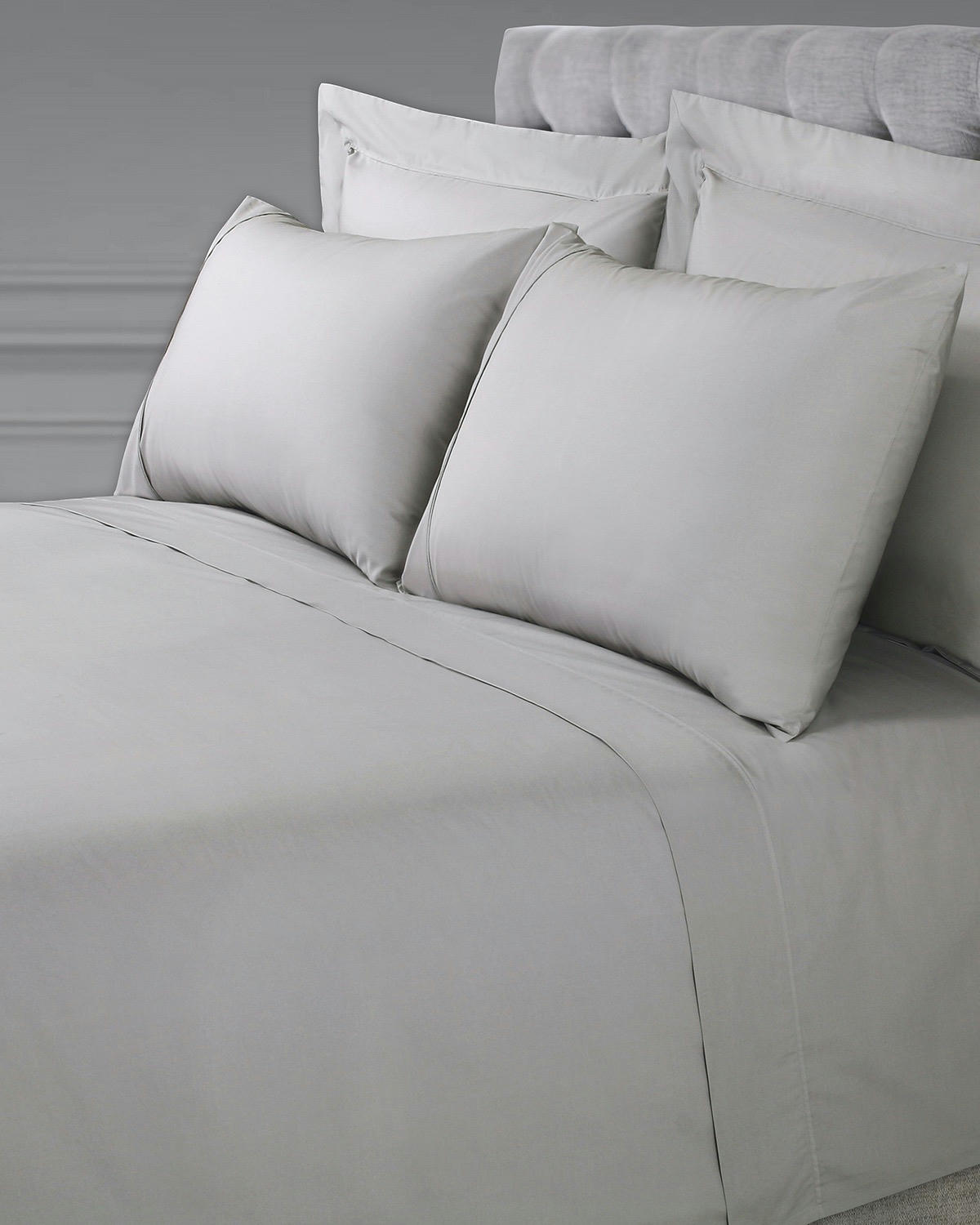 Francis Brennan the Collection Extra Deep Grey Fitted Sheet