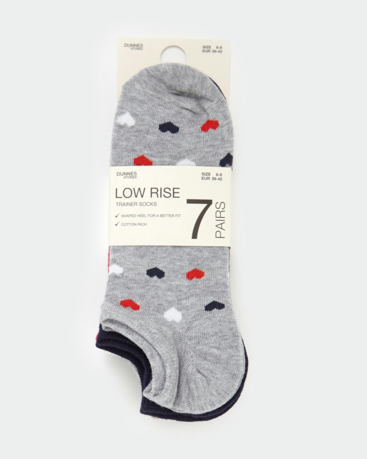 Low Rise Invisible Trainer Socks - Pack Of 7