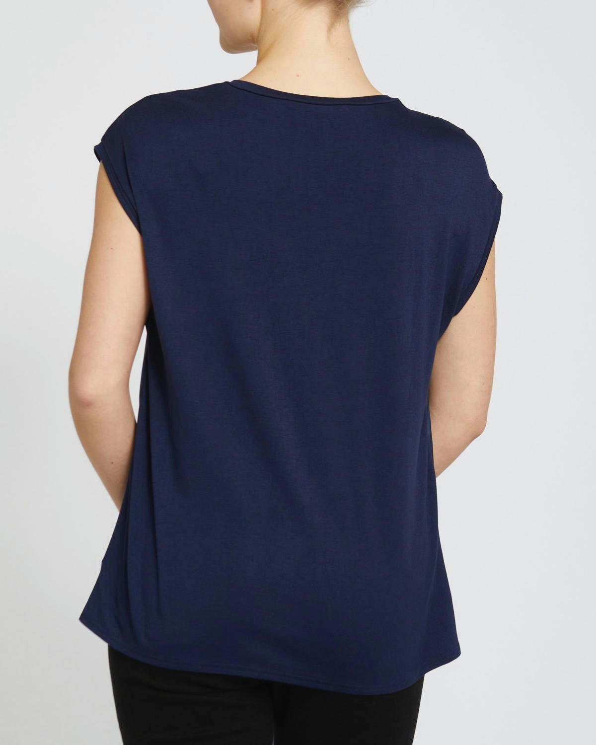 Woven Front Top