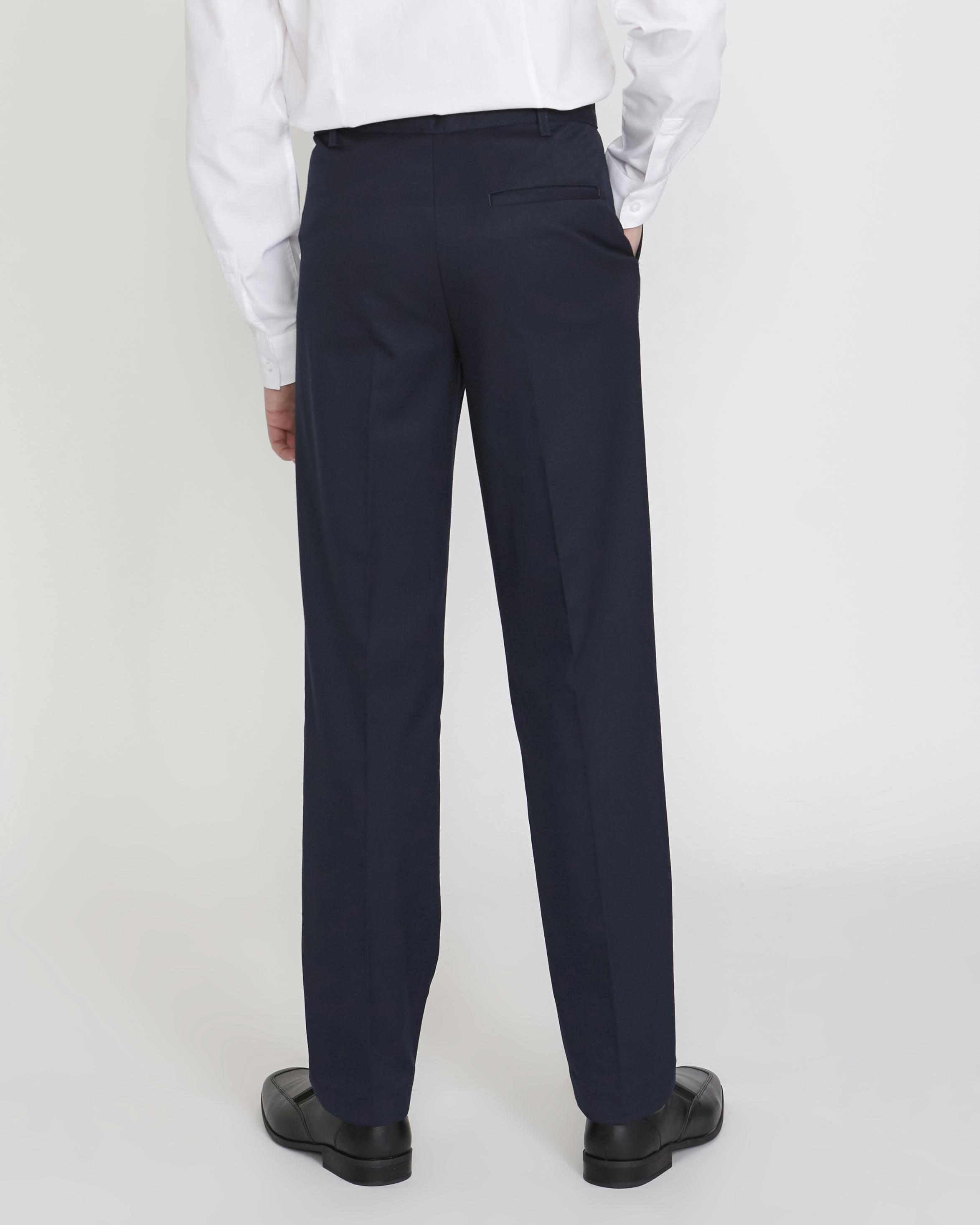 Boys' Stretch Regular Leg Trousers (3-17 years)