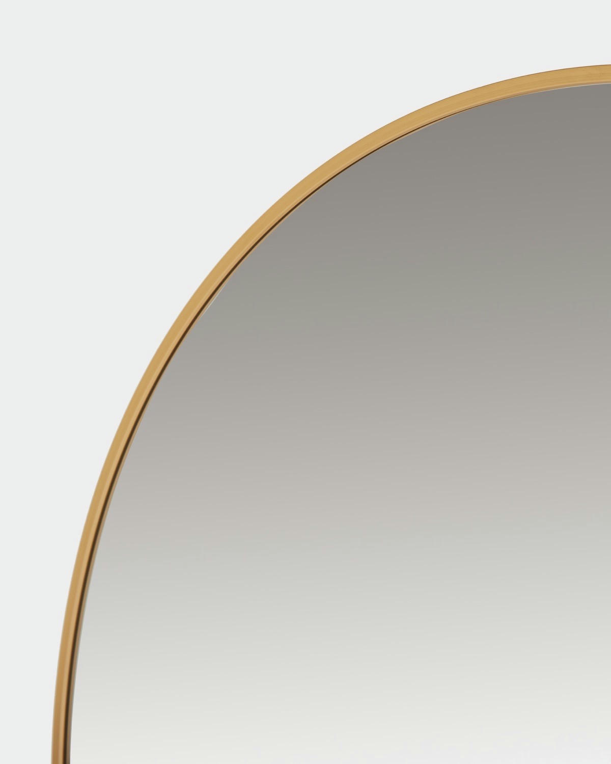 Framed Round Mirror