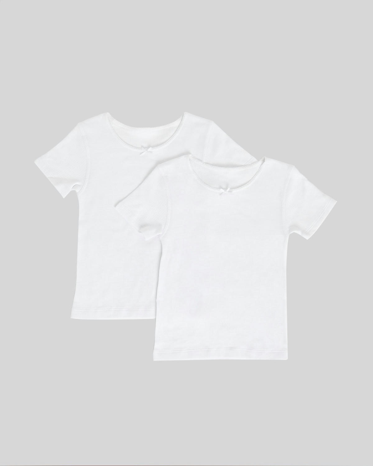 Girls Thermal Short-Sleeved T-shirts - Pack Of 2 (2 - 14 years)