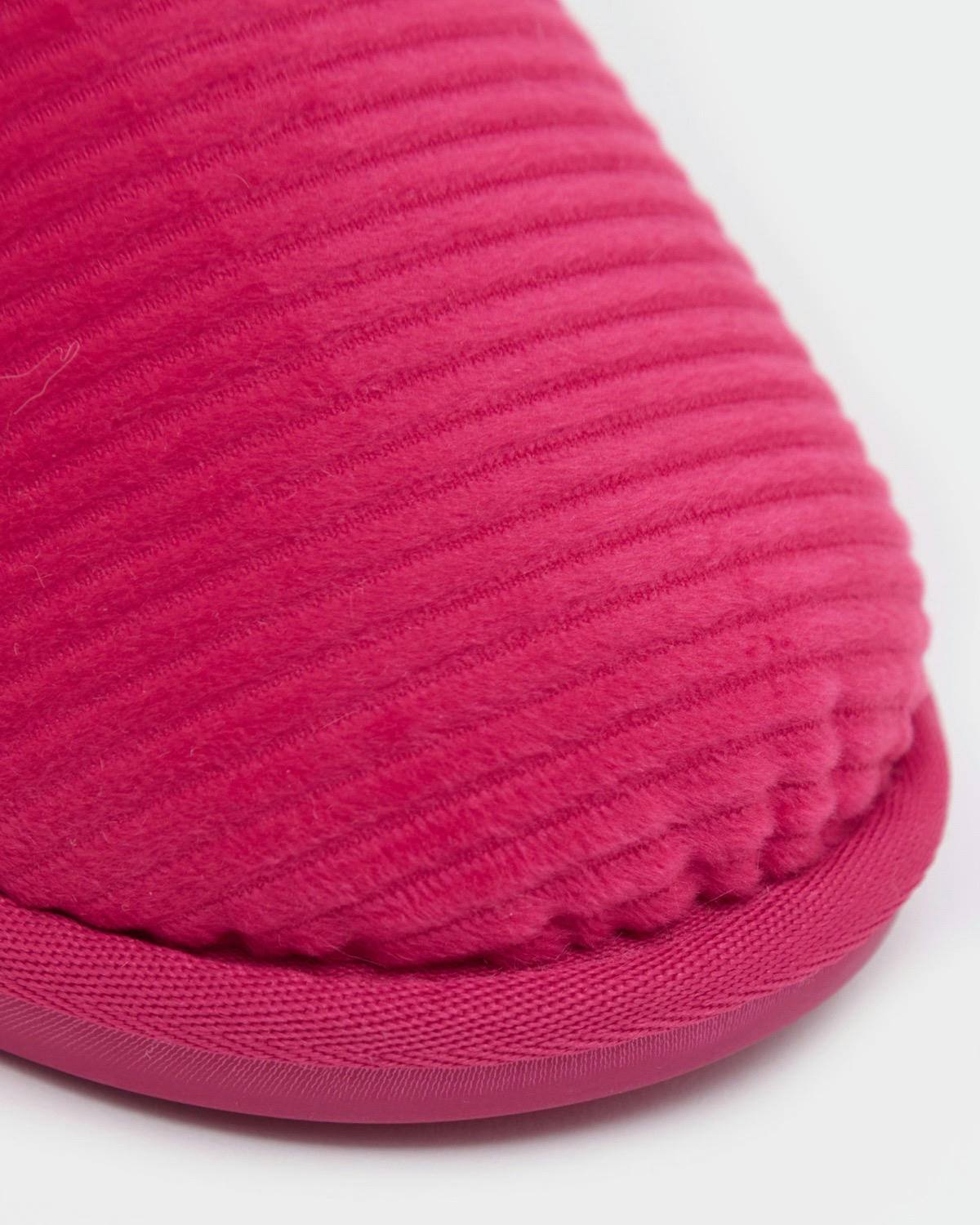 Rib Velour Mule Slippers