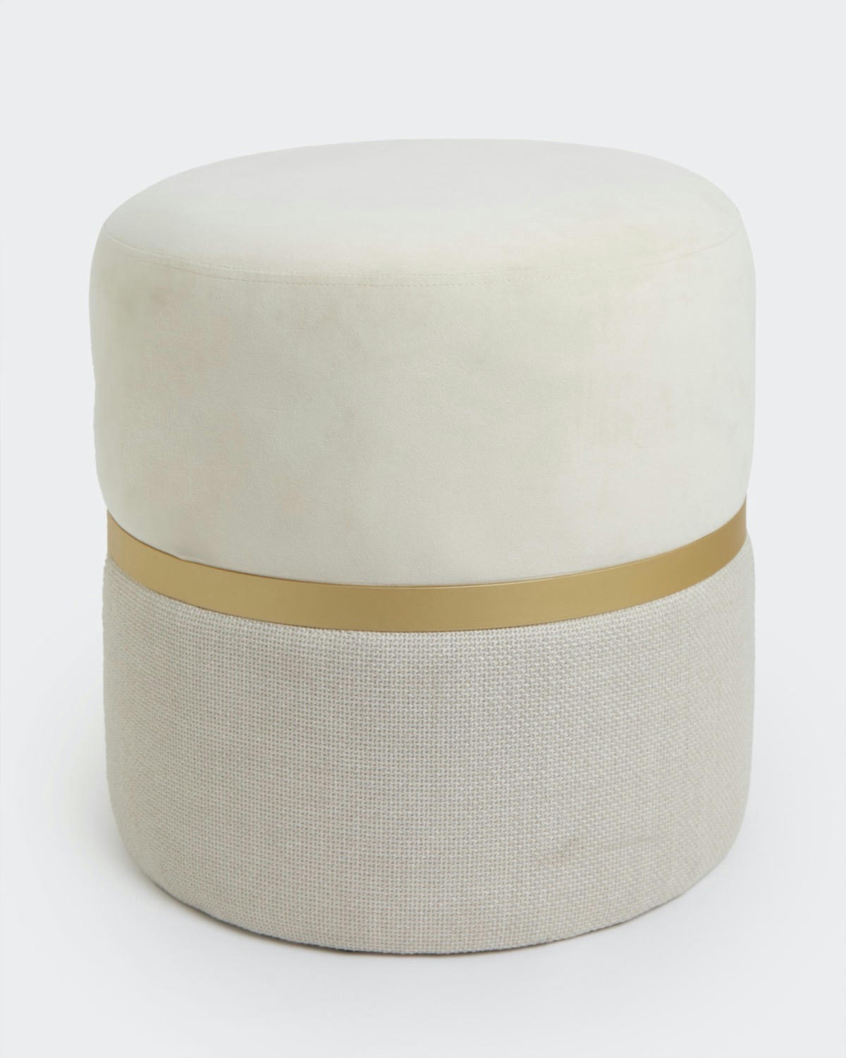 Francis Brennan the Collection Mink Kenmare Small Stool