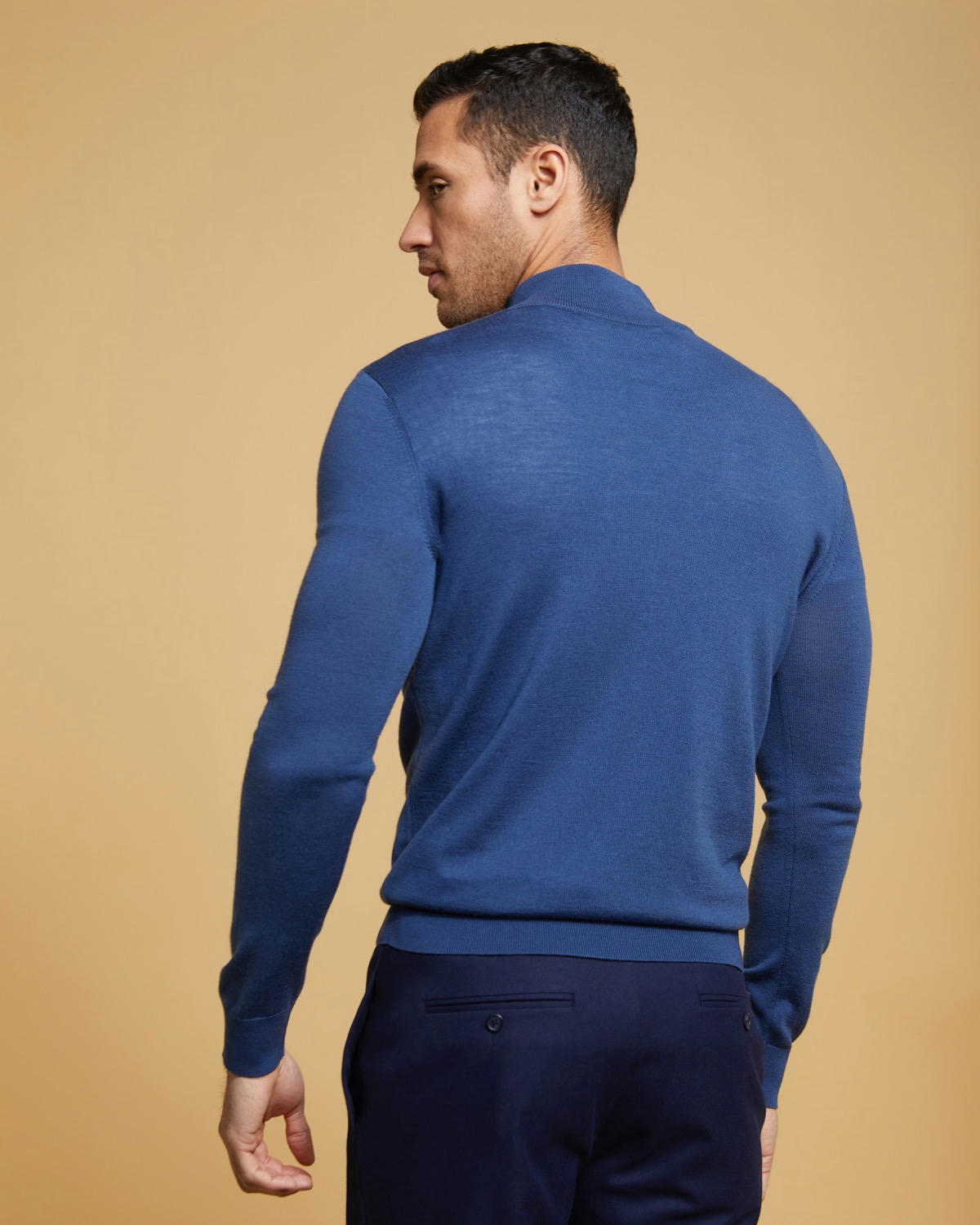 Paul Costelloe Living Half Zip Merino Jumper