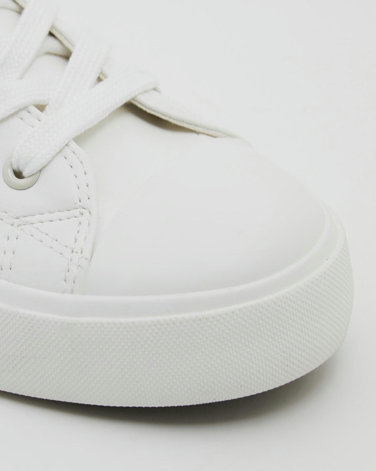 Platform Lace-Up Toe Cap Trainers