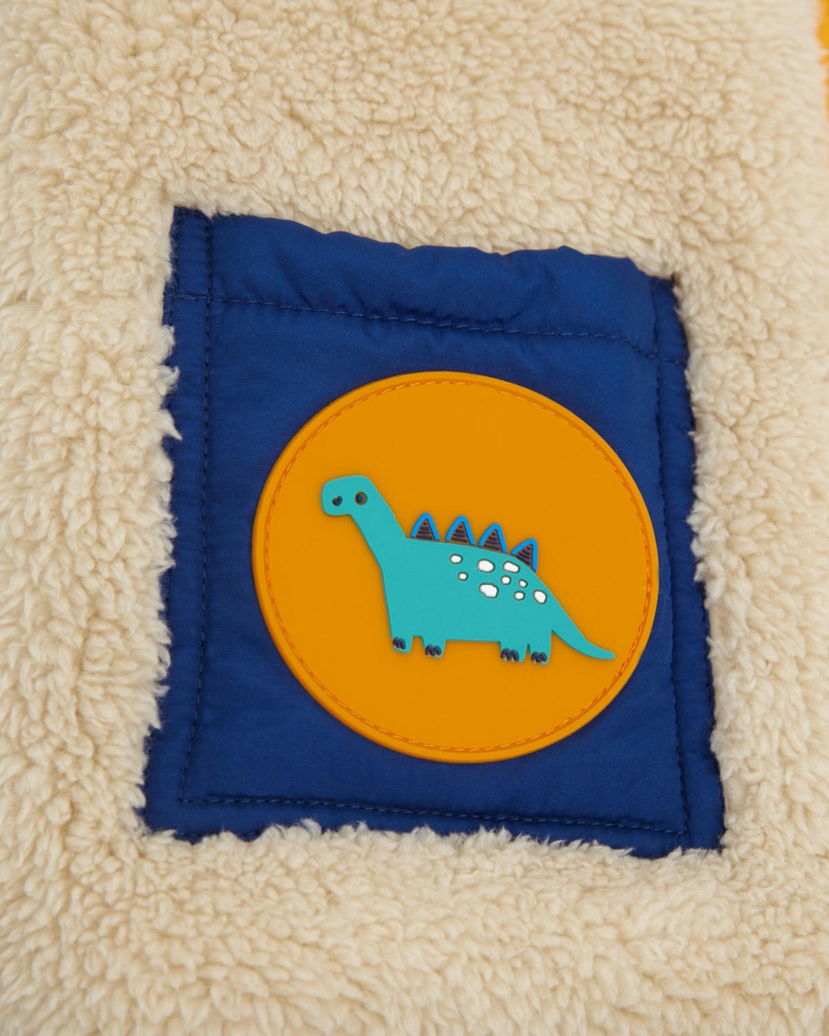 Borg Stripe Gilet Three-Piece Set (6 months-5 years)