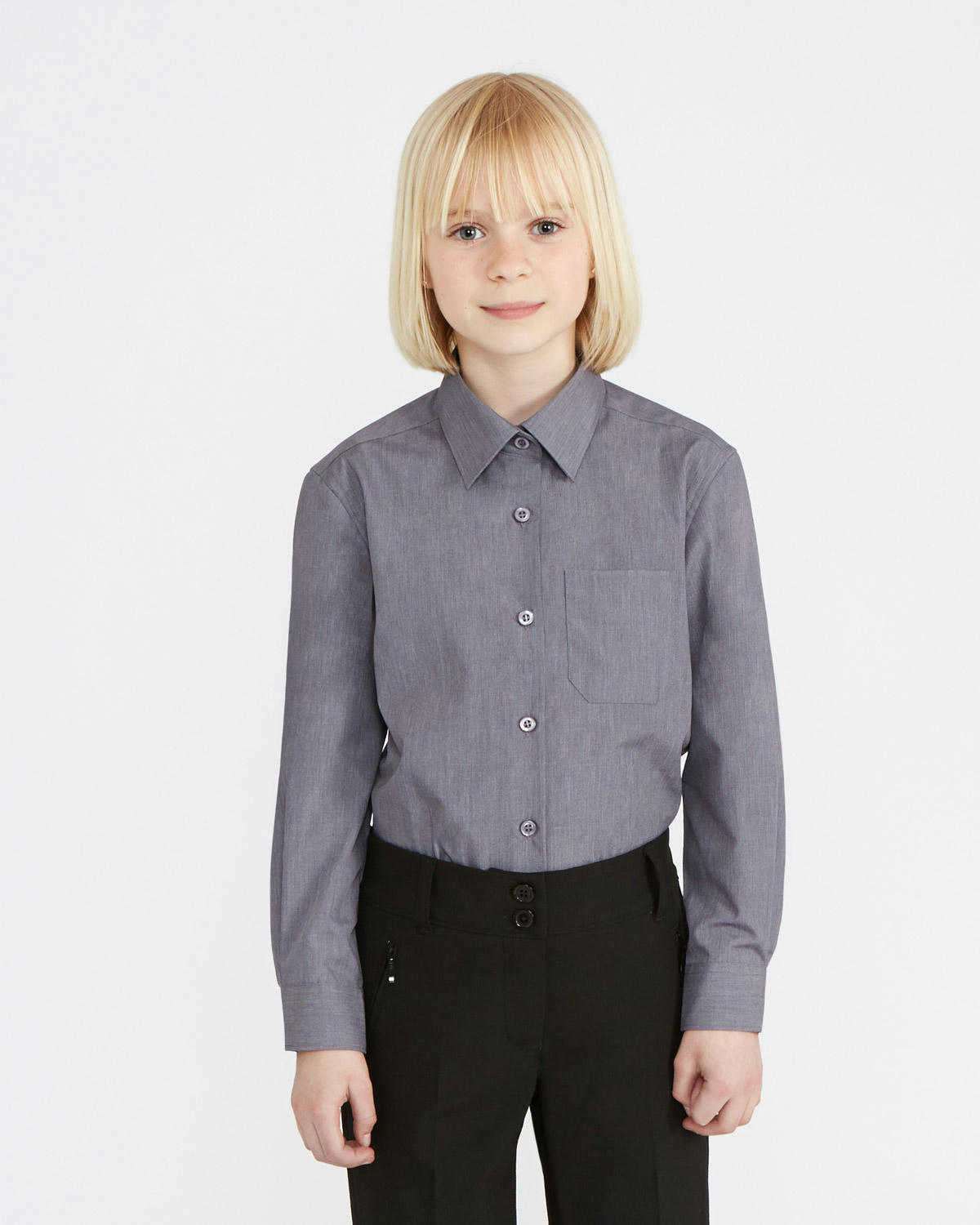 Non-Iron Long-Sleeved Blouses - Pack Of 3