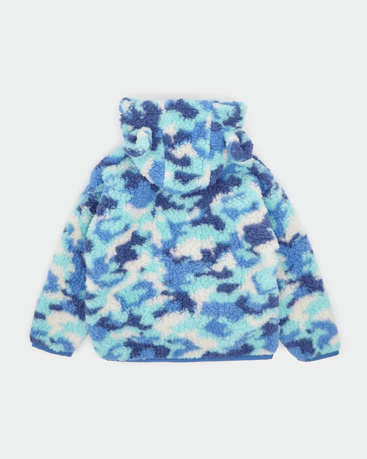 Borg Half Zip Fleece Hoodie (6 Months-5 Years)