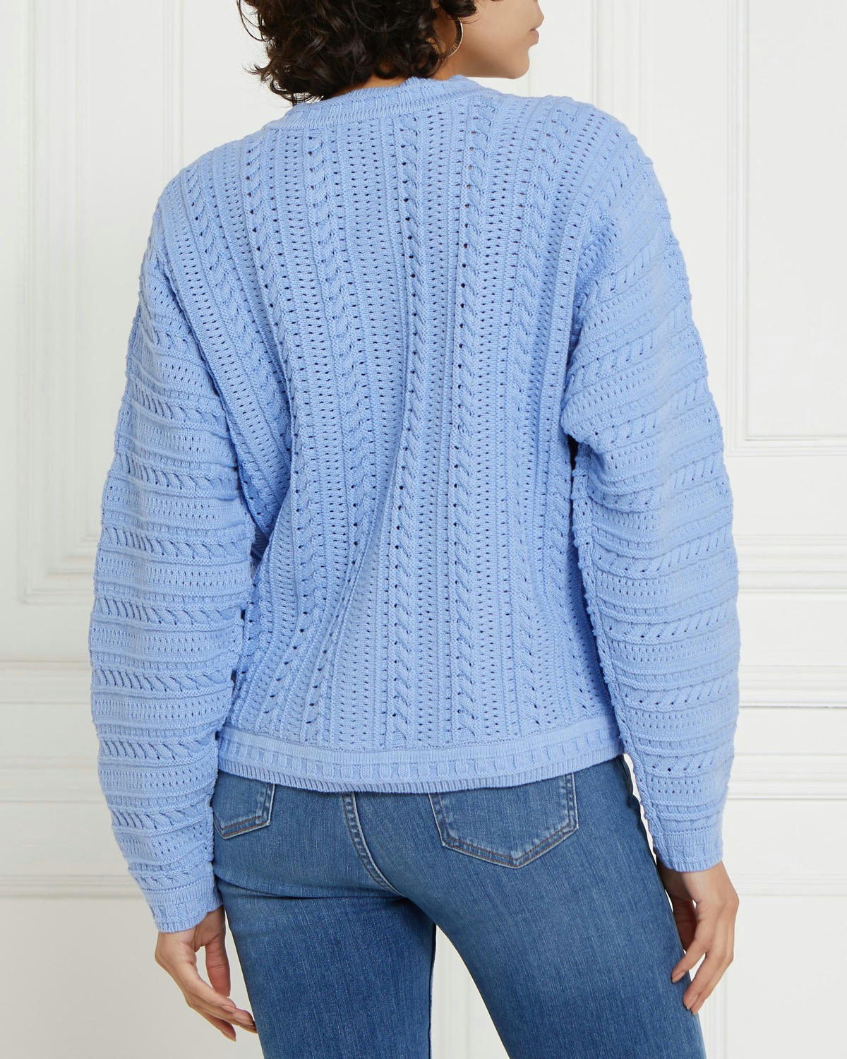 Gallery Pointelle Batwing Jumper