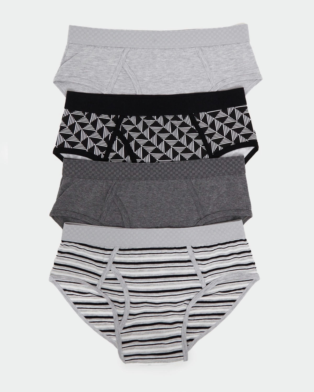 Cotton Rich Stretch Briefs - Pack Of 4