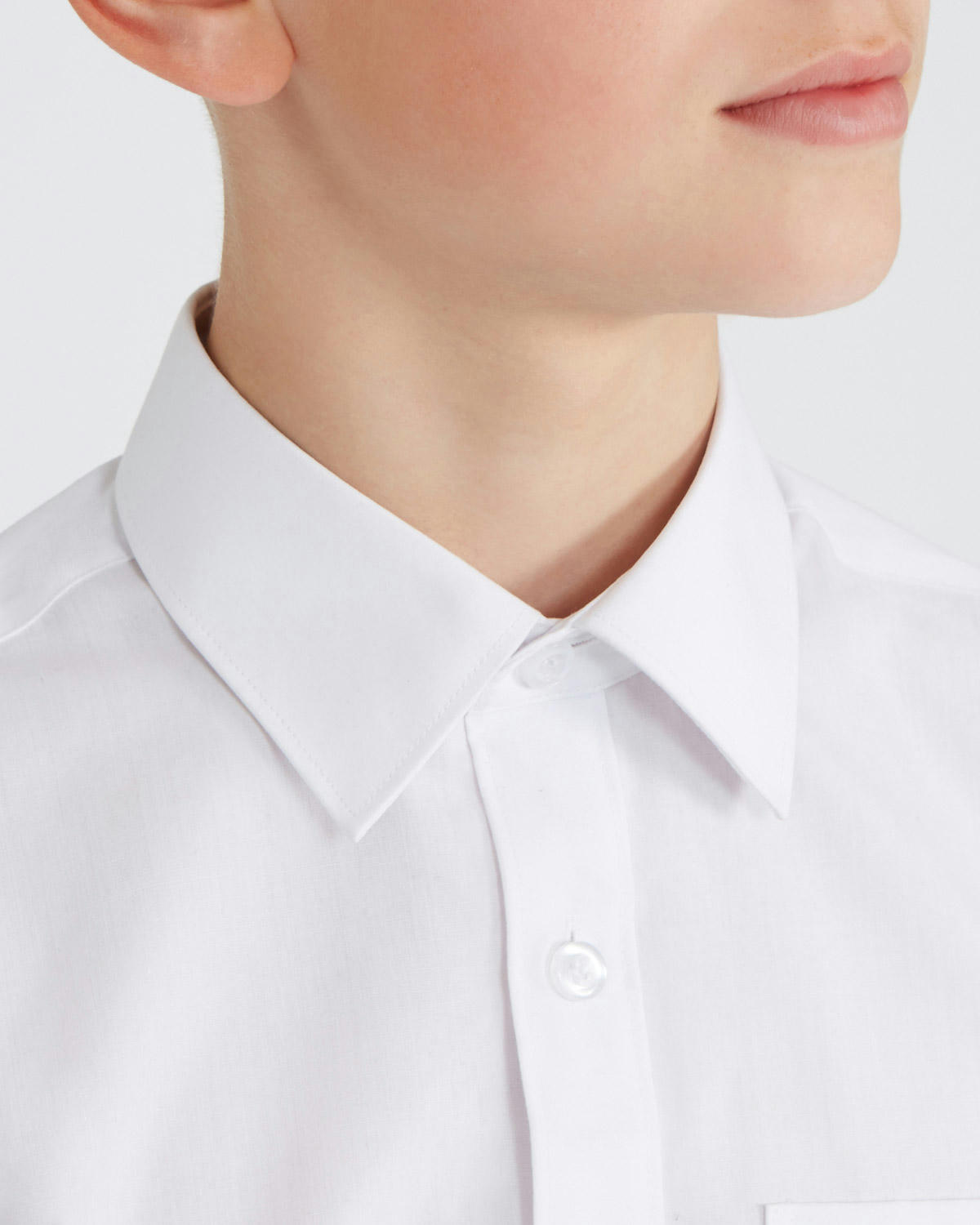 Long-Sleeved Easy Iron Shirt - Pack Of 3 - (4-16 Years)