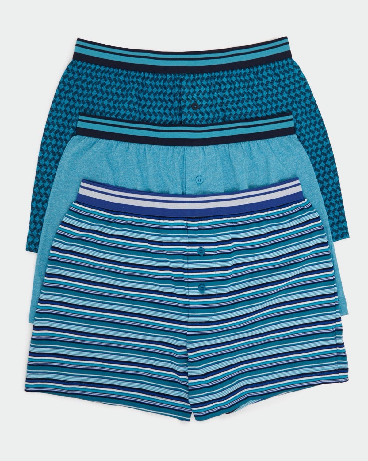 Cotton Rich Loose Fit Boxers (3 Pack)