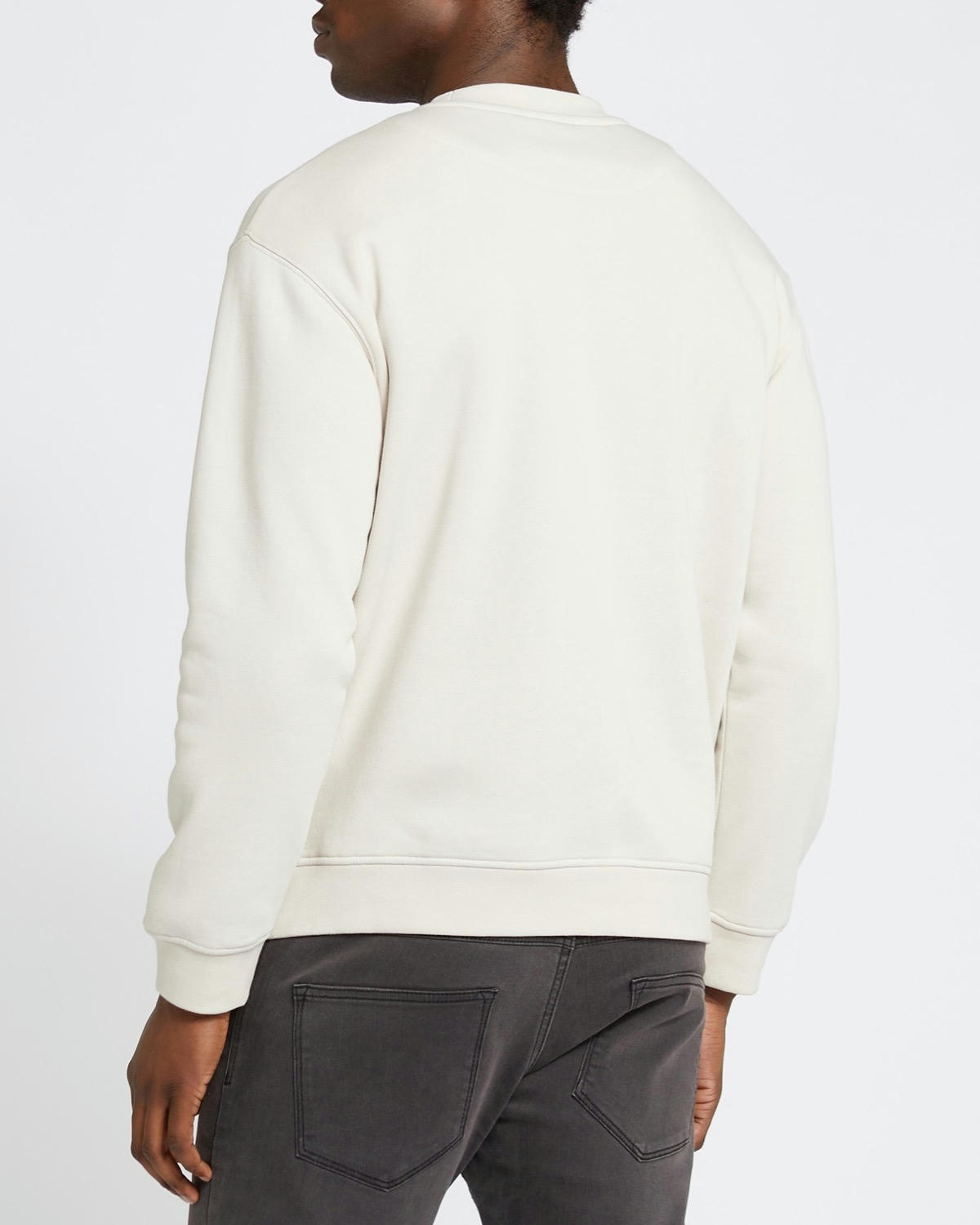 Relaxed Fit Crew Neck Sweatshirt