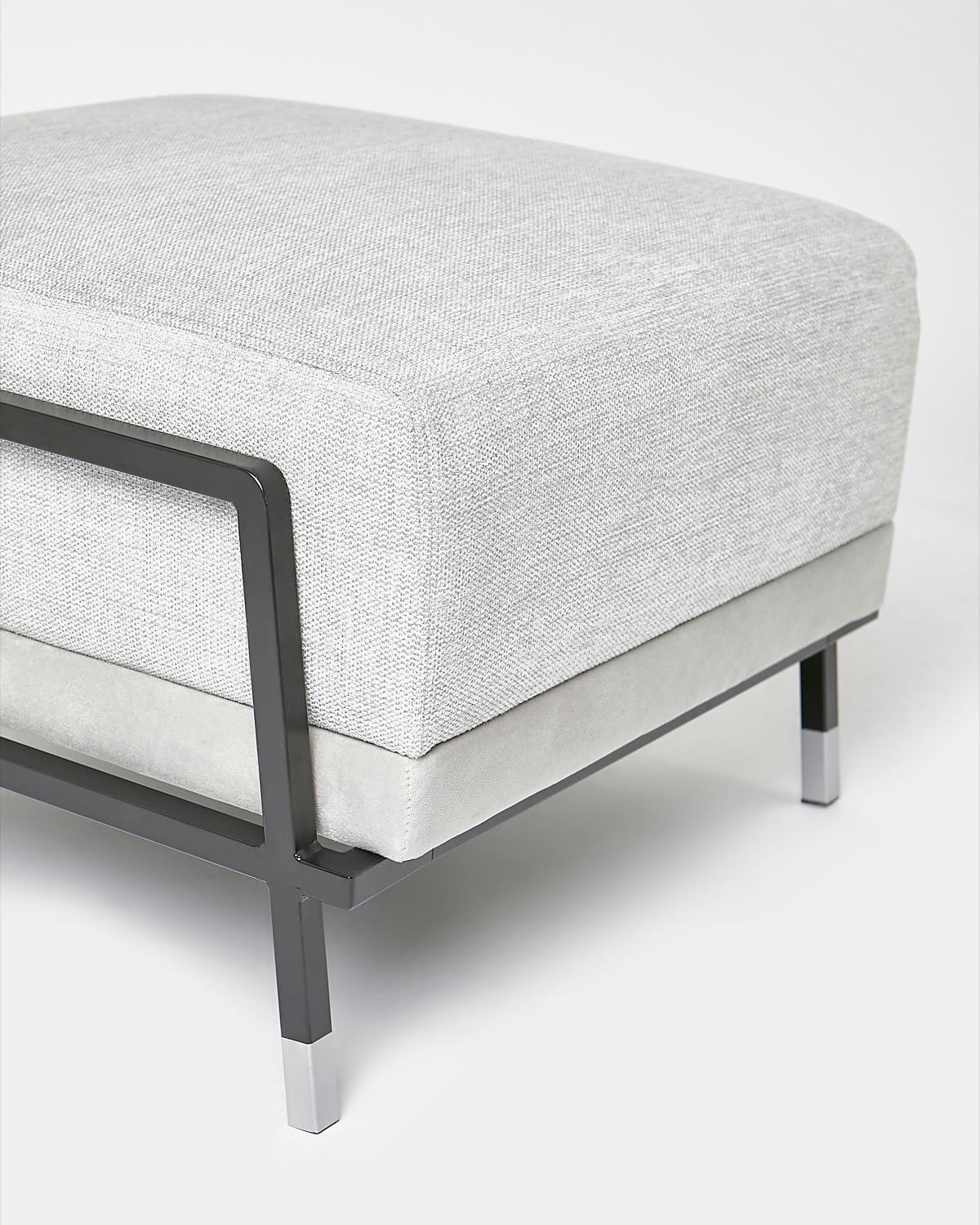 Francis Brennan the Collection Grey Kenmare Footstool