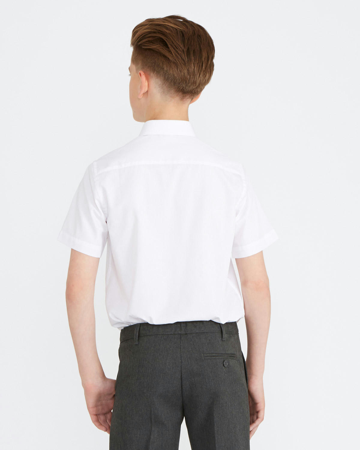 Short-Sleeved Non Iron Shirt - Pack of 3 - (4-16 Years)