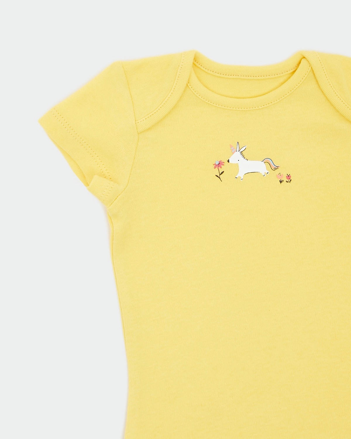 Cotton Short-Sleeved Bodysuits - Pack Of 5 (Newborn-3 Years)