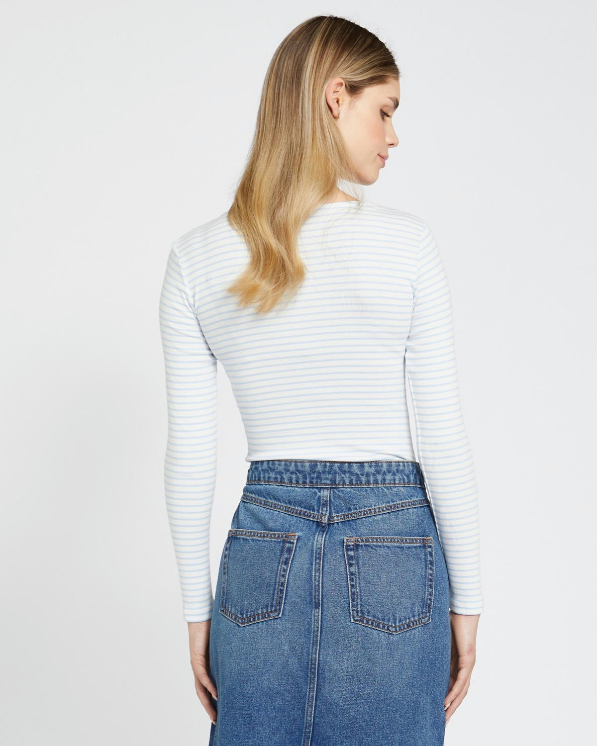 Savida Cara Twist Front Ribbed Top