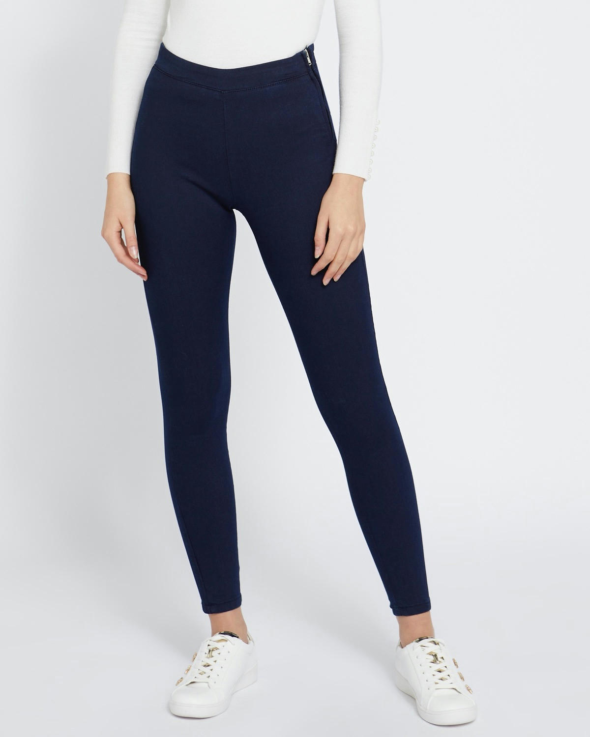 Savida Heidi Side Zip Skinny Fit Jeans